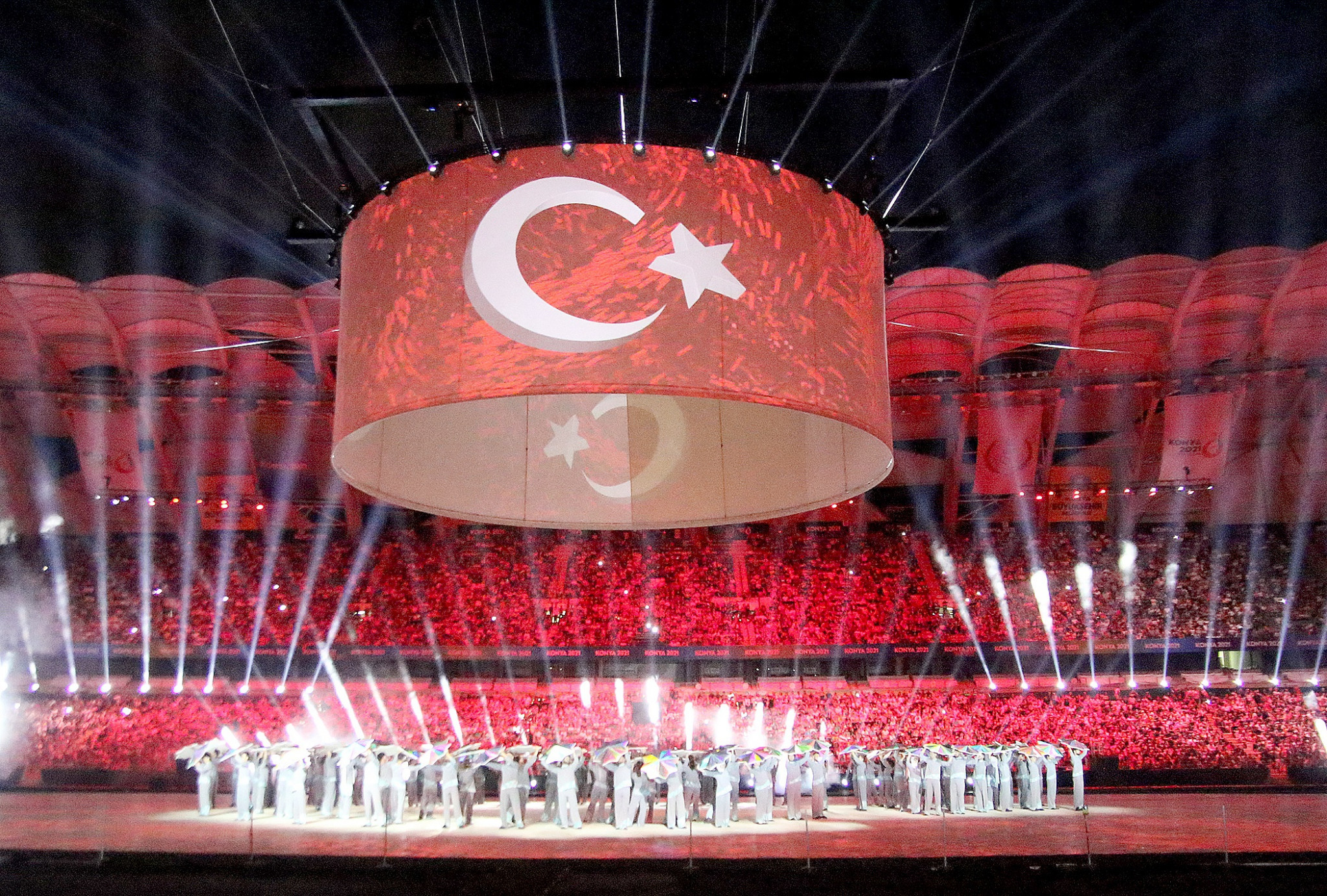 Turkish President declares Islamic Solidarity Games open on magical night in Konya