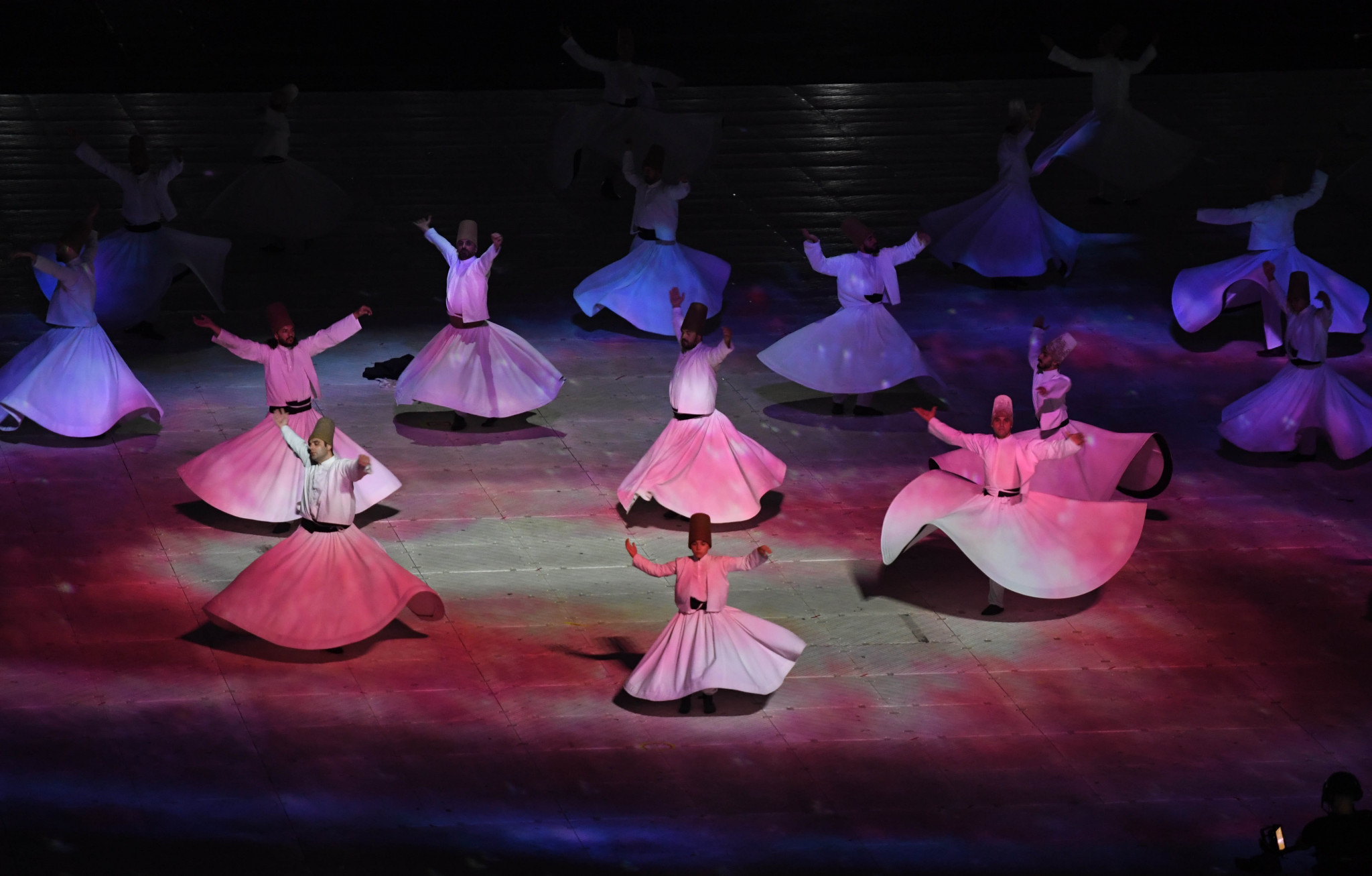 Whirling Dervishes produced a superb performance to cap a magical night in Konya ©Konya 2021