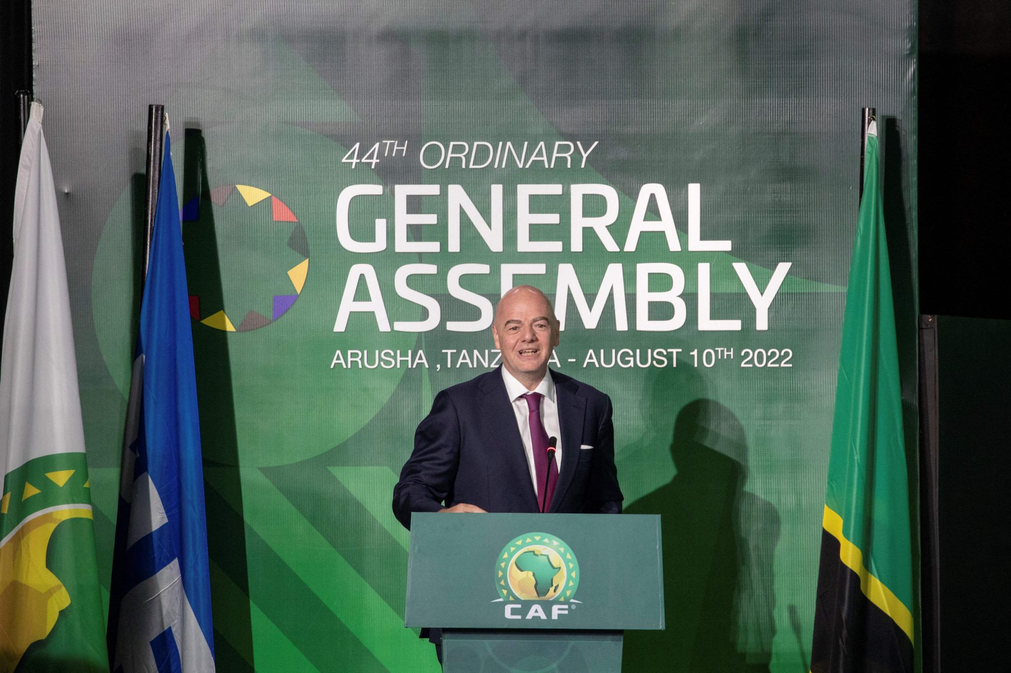 FIFA President Gianni Infantino was present at the CAF General Assembly today ©Getty Images