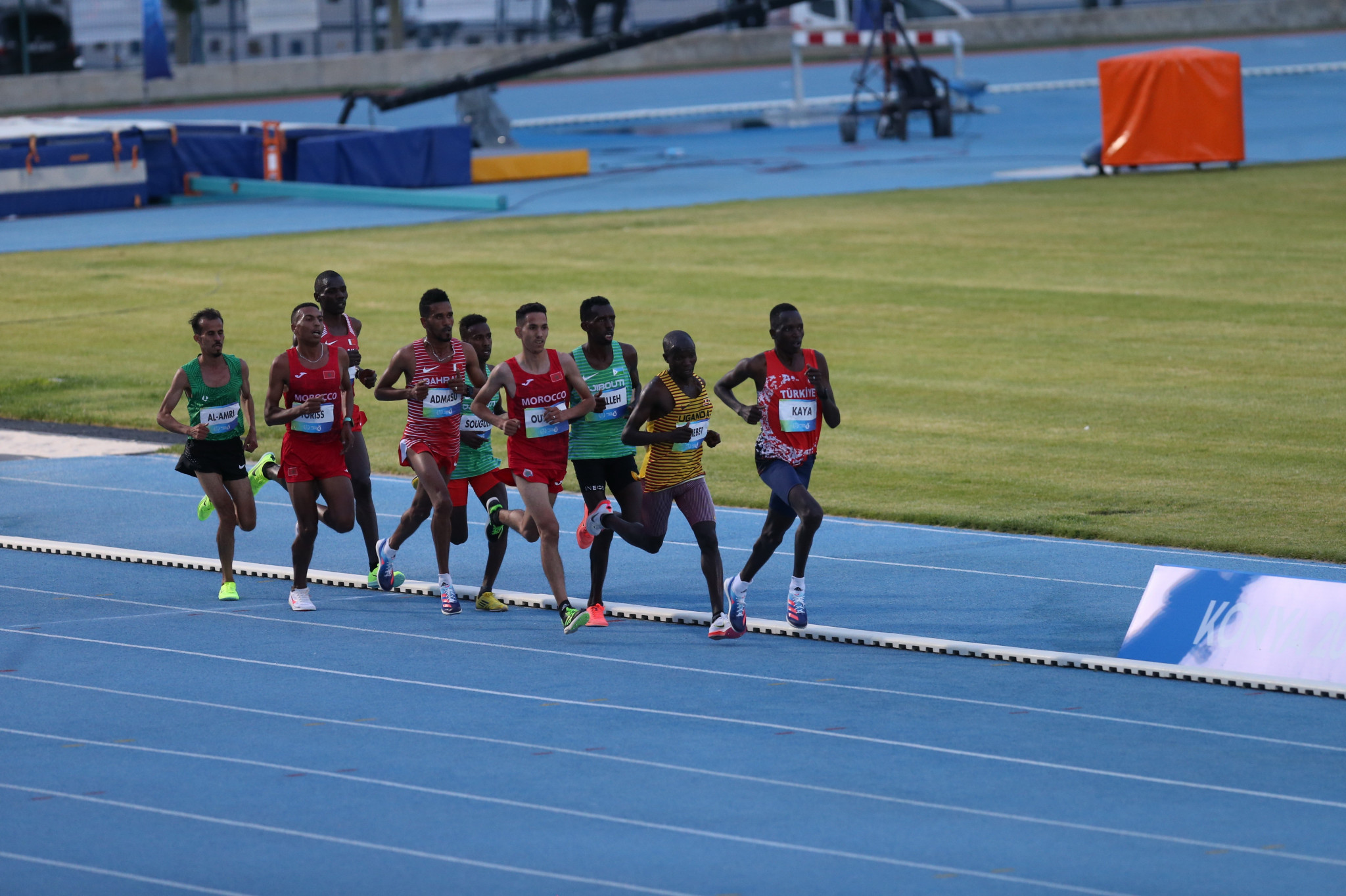 There was a thrilling men's 10,000m final at the Konya Athletic Field ©Konya2021