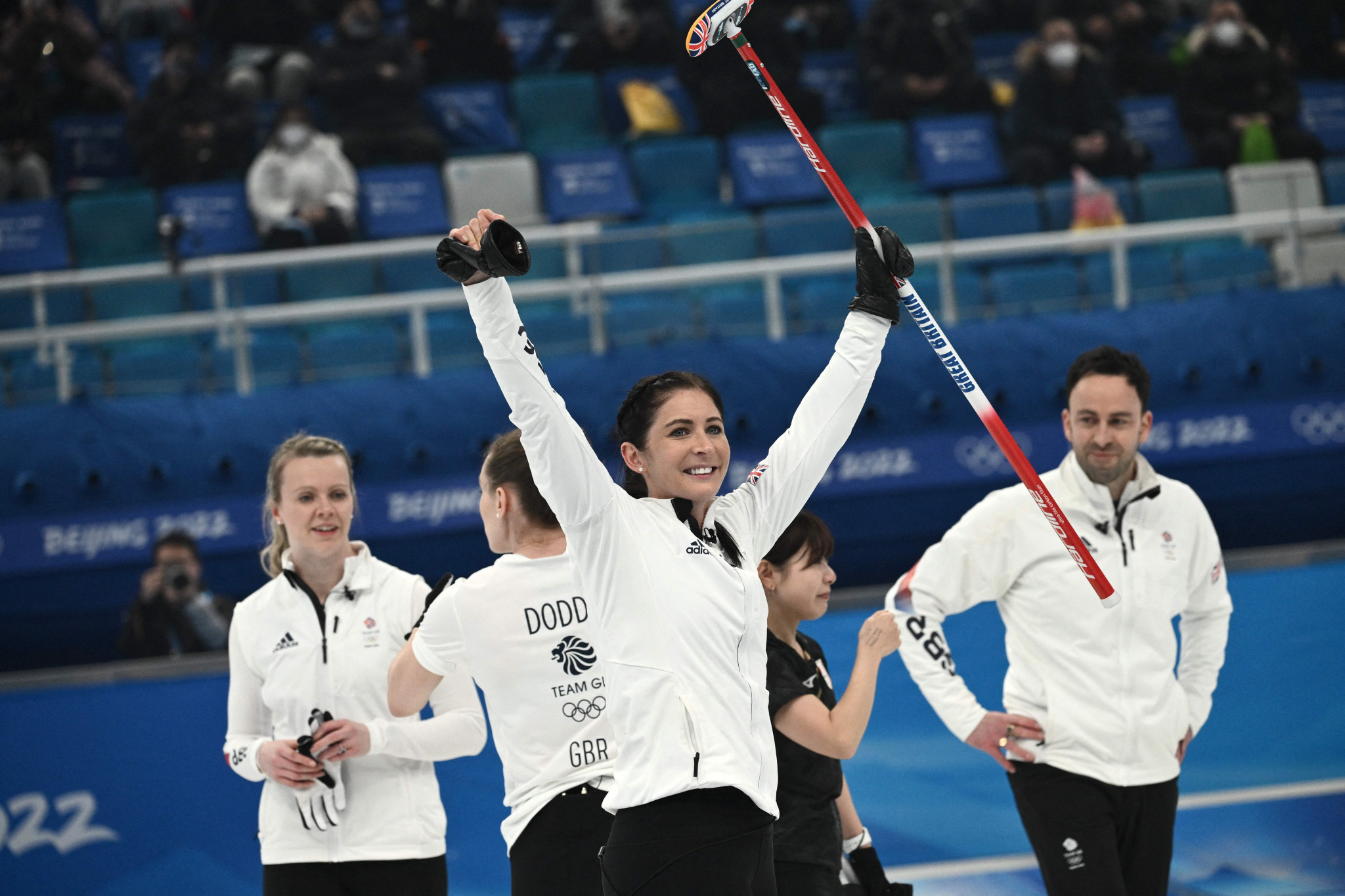 Britain's only medals at the Beijing 2022 Olympics came in the curling events ©Getty Images