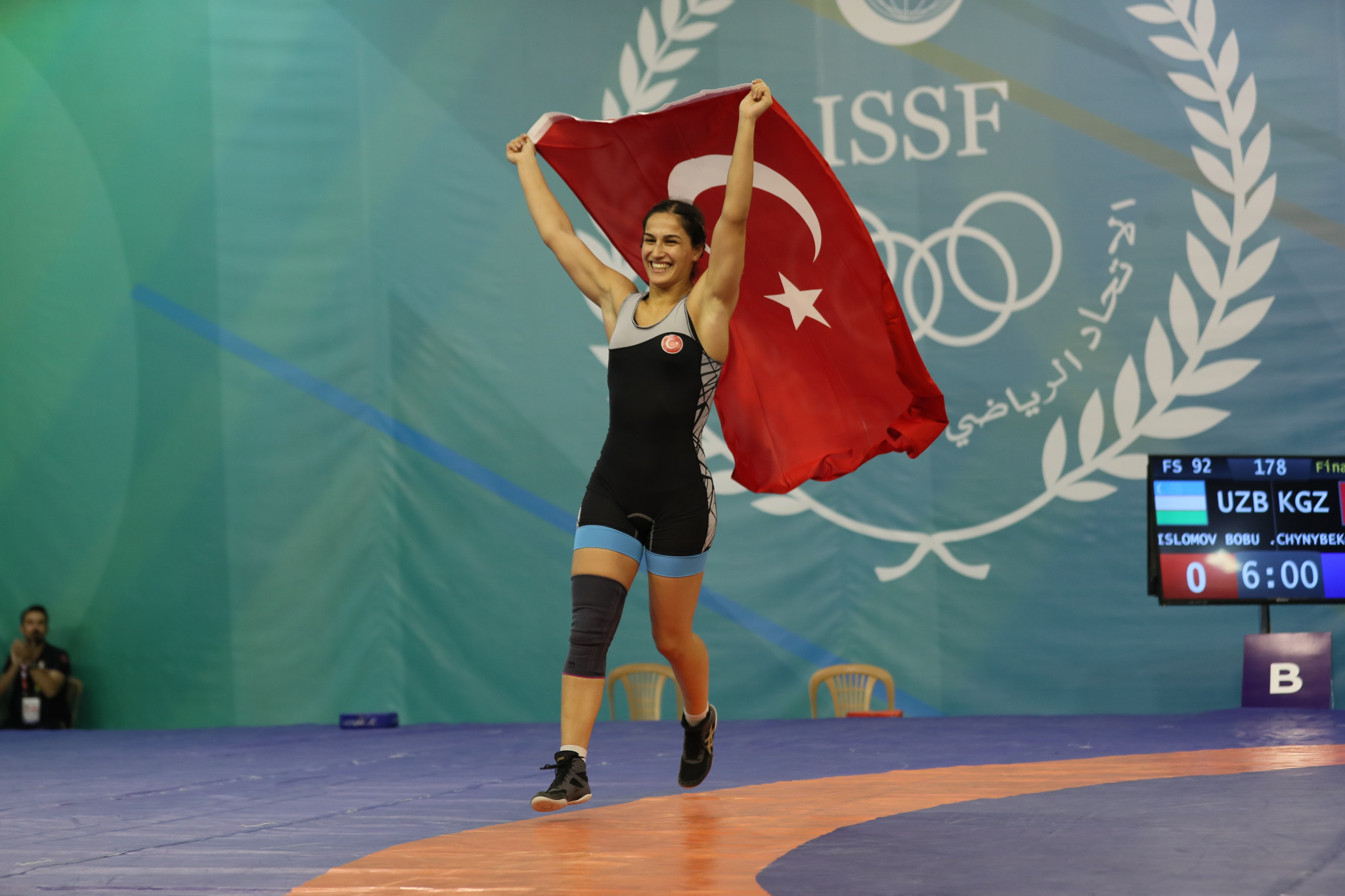Turkey's of Buse Cavusoglu claimed women's under-72kg gold ©Konya 2021