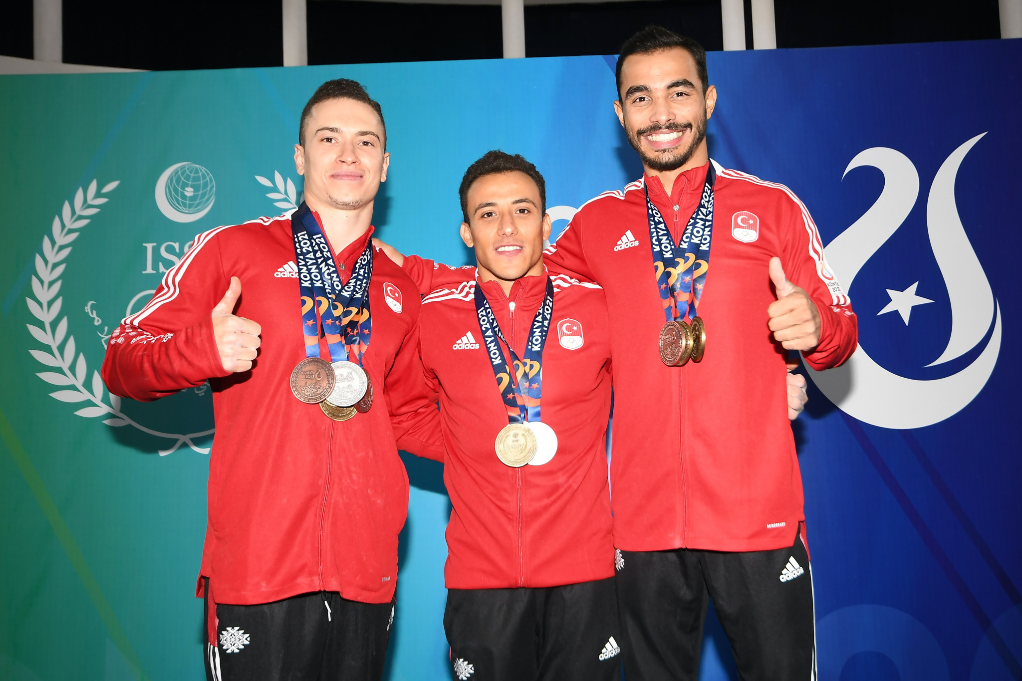 Turkey proved too strong in the men's artistic gymnastics as Önder, Adem Asil and Arican all won medals ©Konya 2021
