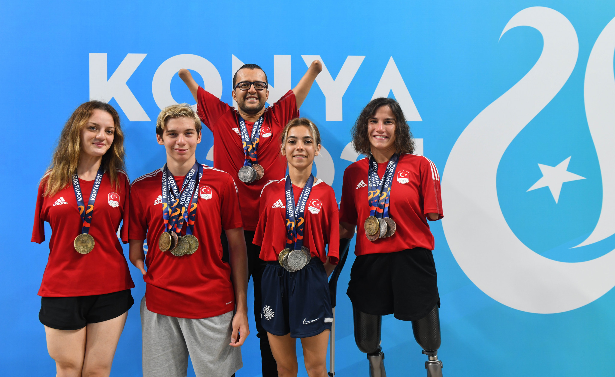 Turkish Para swimmers continue to reign supreme in the pool ©Konya 2021