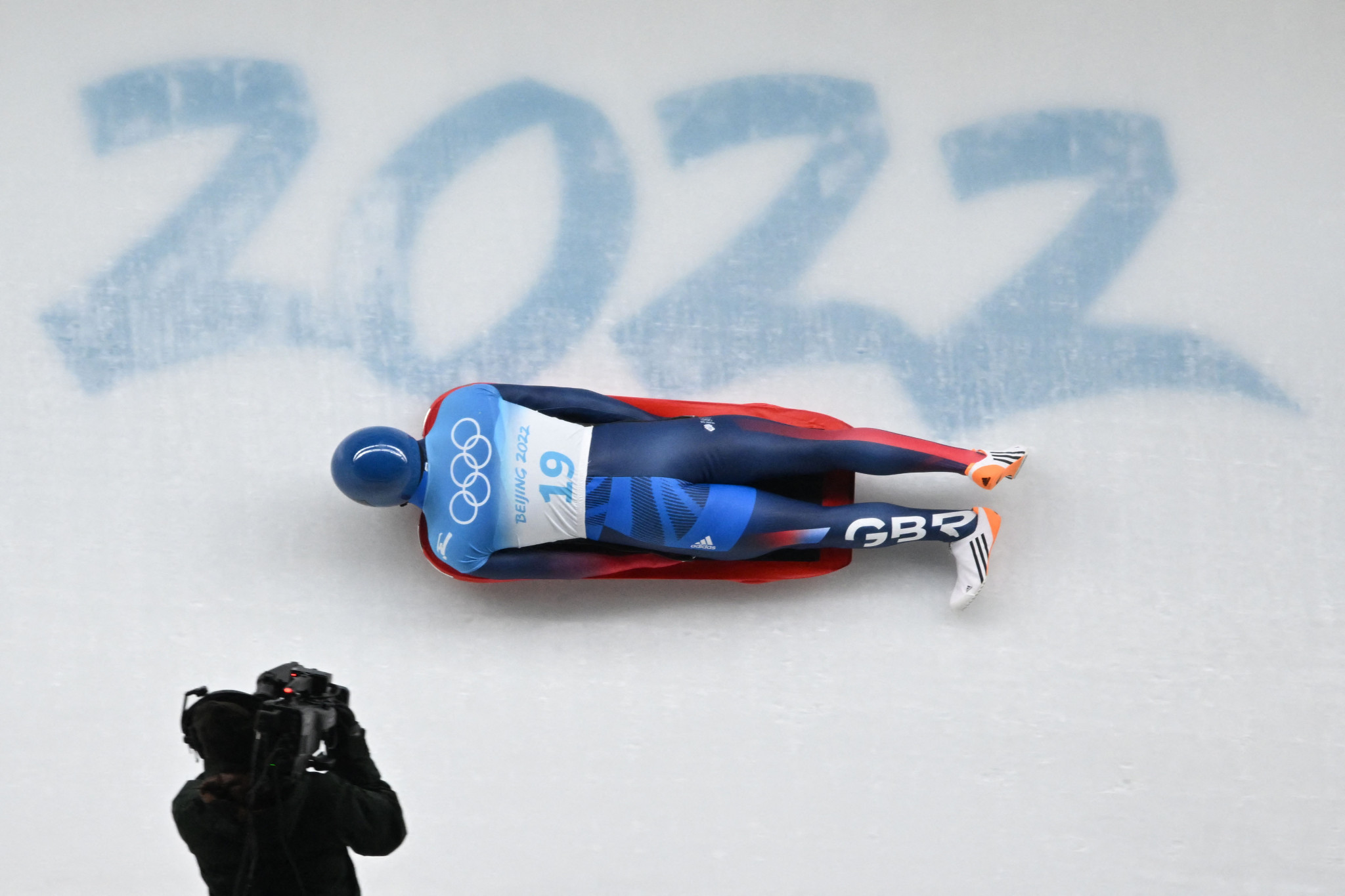 Marcus Wyatt finished 16th in the skeleton competition at the Beijing 2022 Winter Olympics ©Getty Images 
