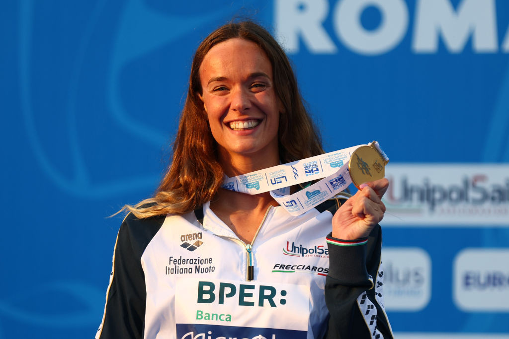 Italy earn four golds from six on day two of European Aquatics Championships in Rome