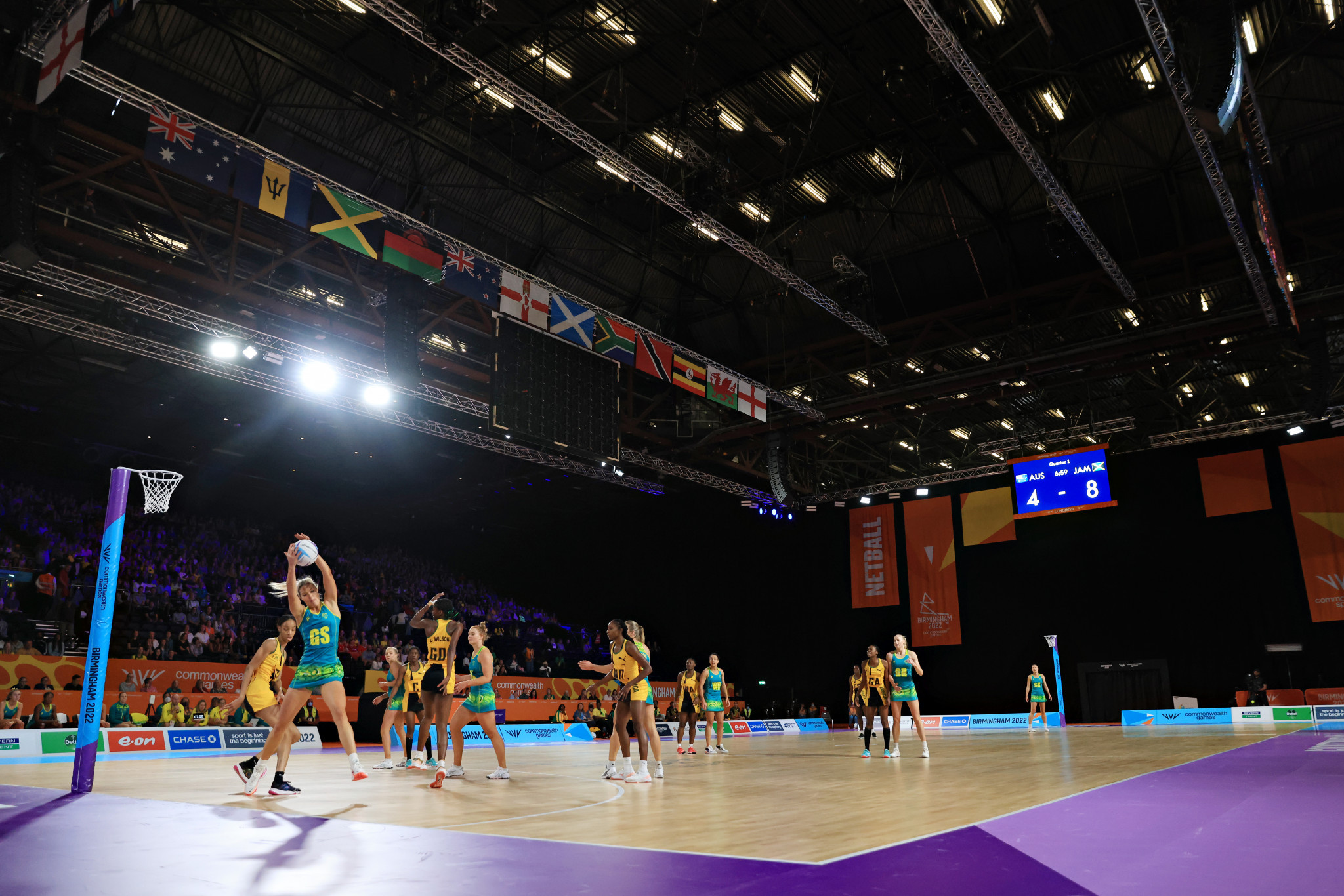 The NEC Arena in Birmingham held netball matches at the Commonwealth Games ©Getty Images