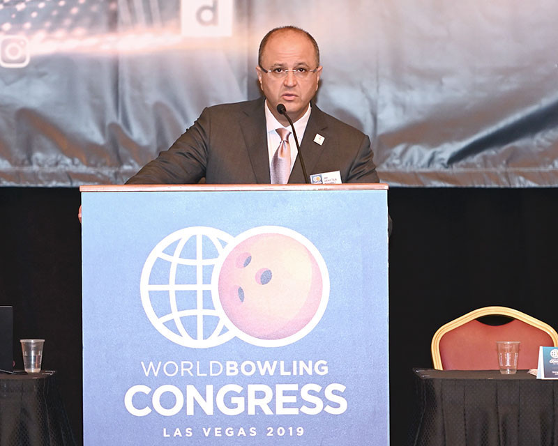 The International Bowling Federation have cleared Sheikh Talal of financial impropriety, despite claims that more than $10 million has gone missing from the sport ©ABF