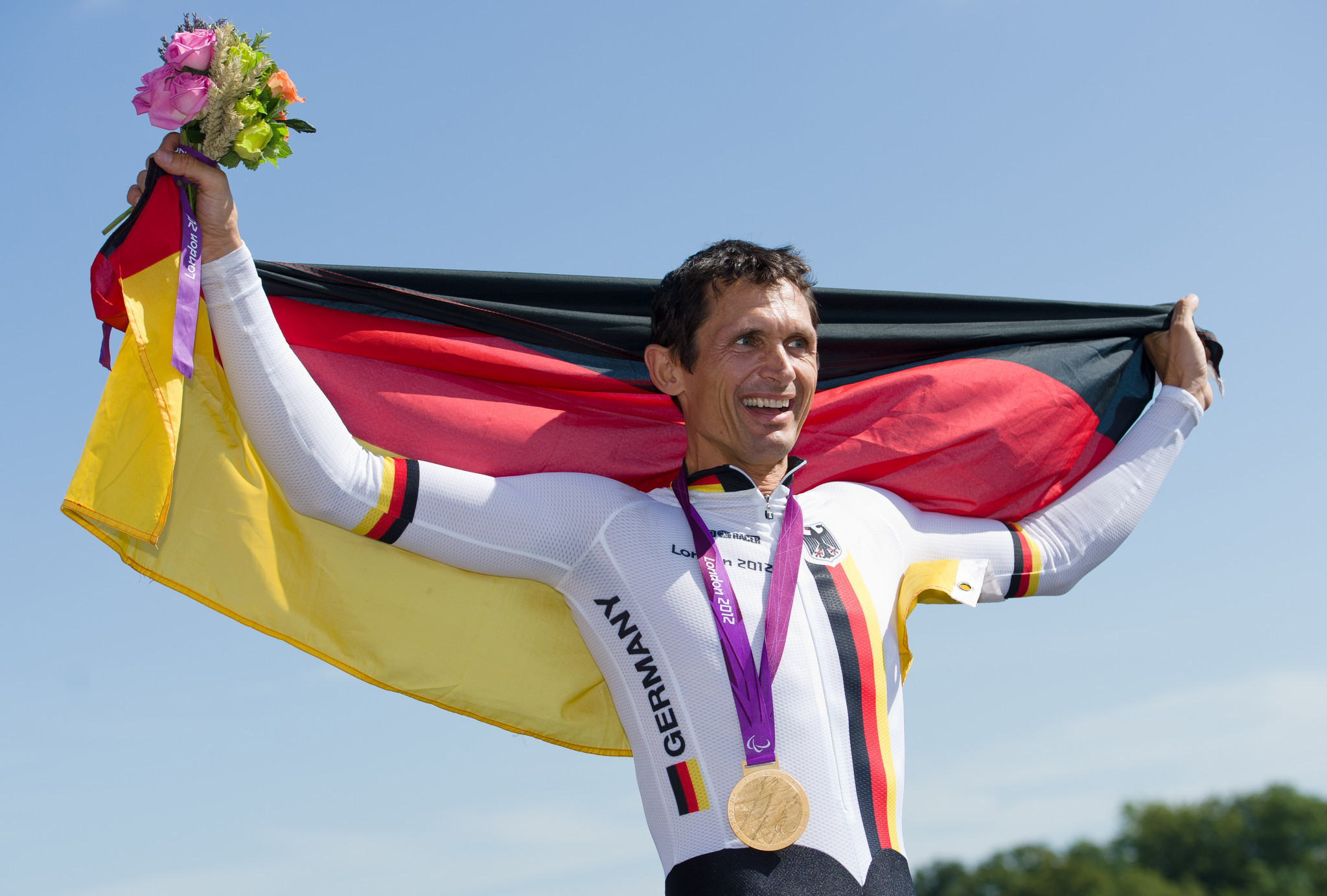 Michael Teuber of Germany clinched the men’s C1 time trial gold in Baie-Comeau ©Getty Images