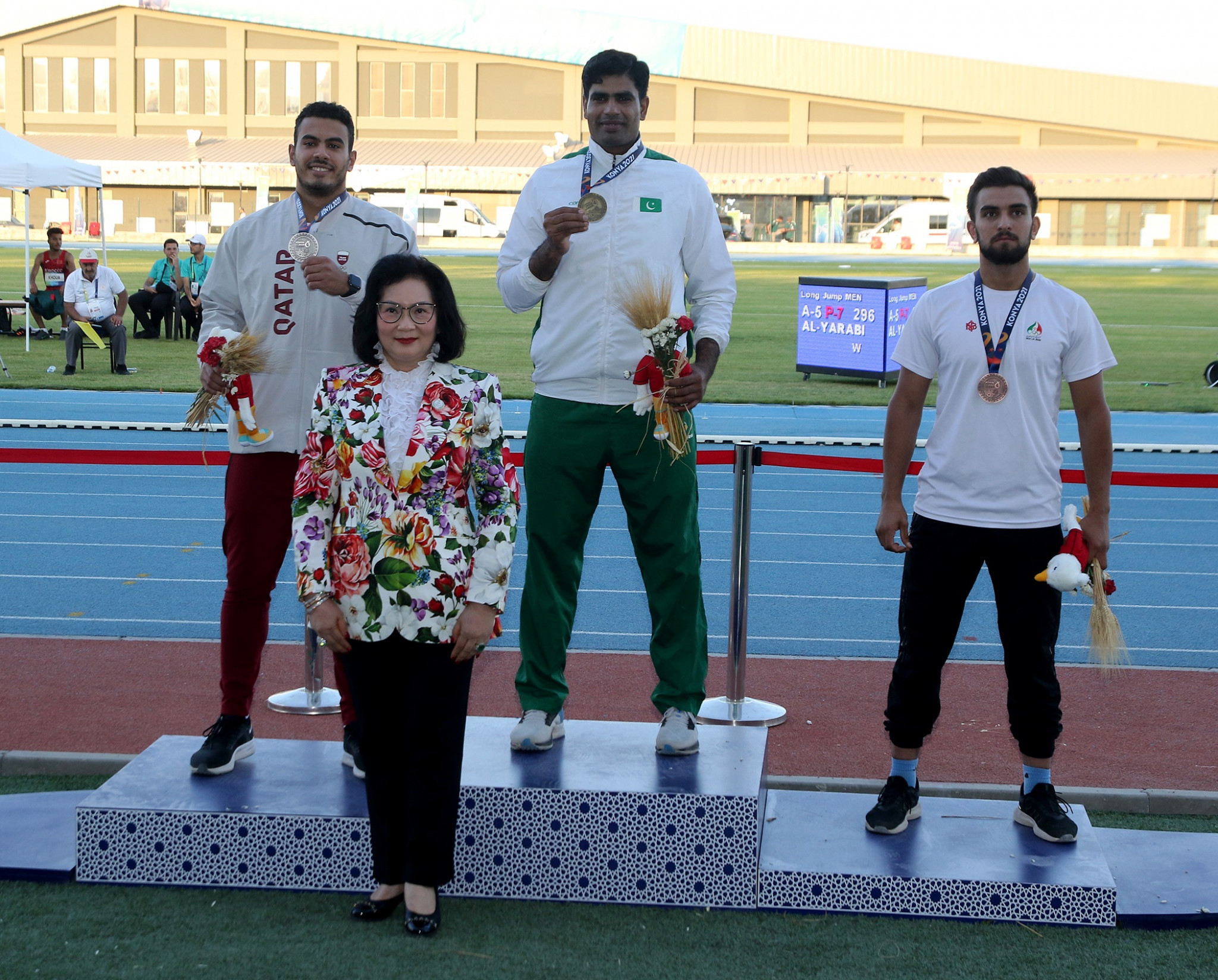 In-form javelin thrower Arshad Nadeem of Pakistan backed up his Commonwealth Games title with victory at the Islamic Solidarity Games ©Konya 2021
