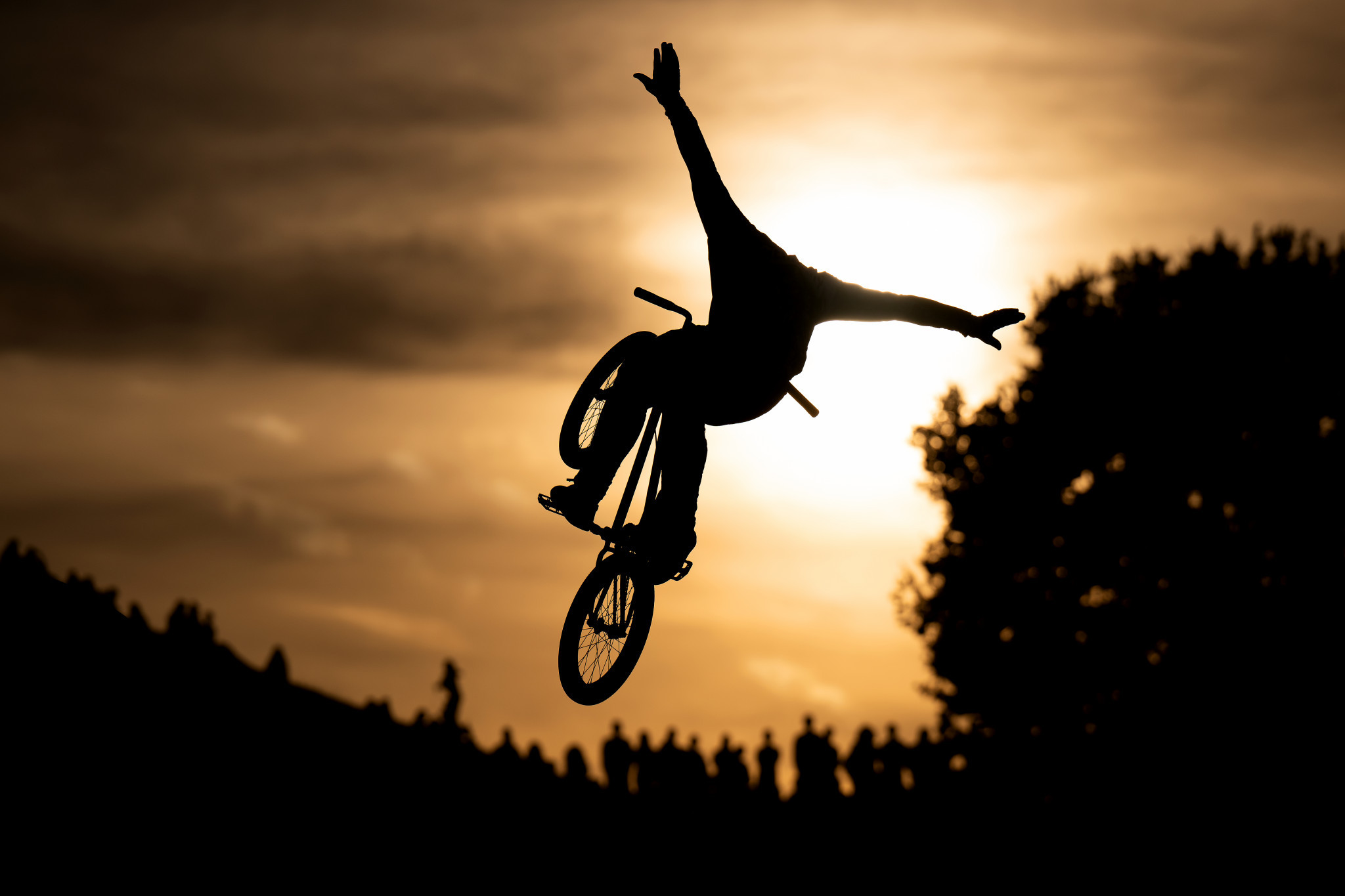 
Ryan Henderson of Ireland in action during the men's BMX park final ©Getty Images