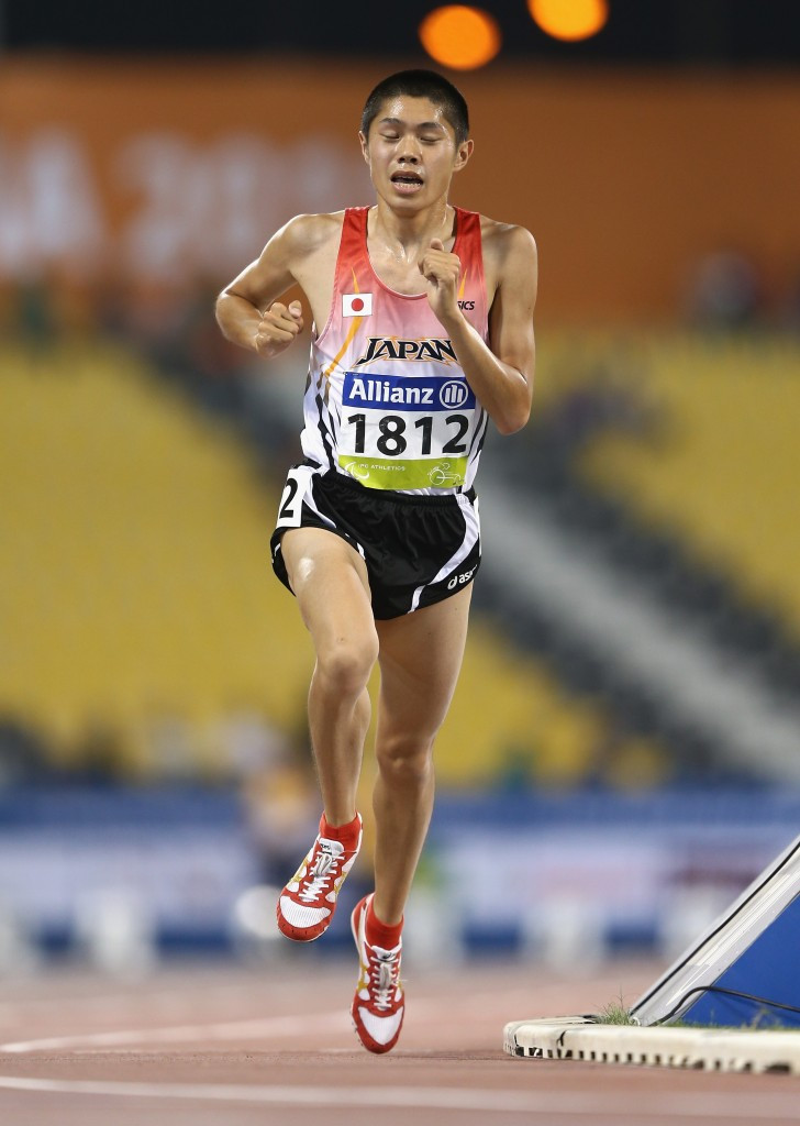 Japan's Daisuke Nakagawa triumphed in the men’s 1500m T20 ©Getty Images