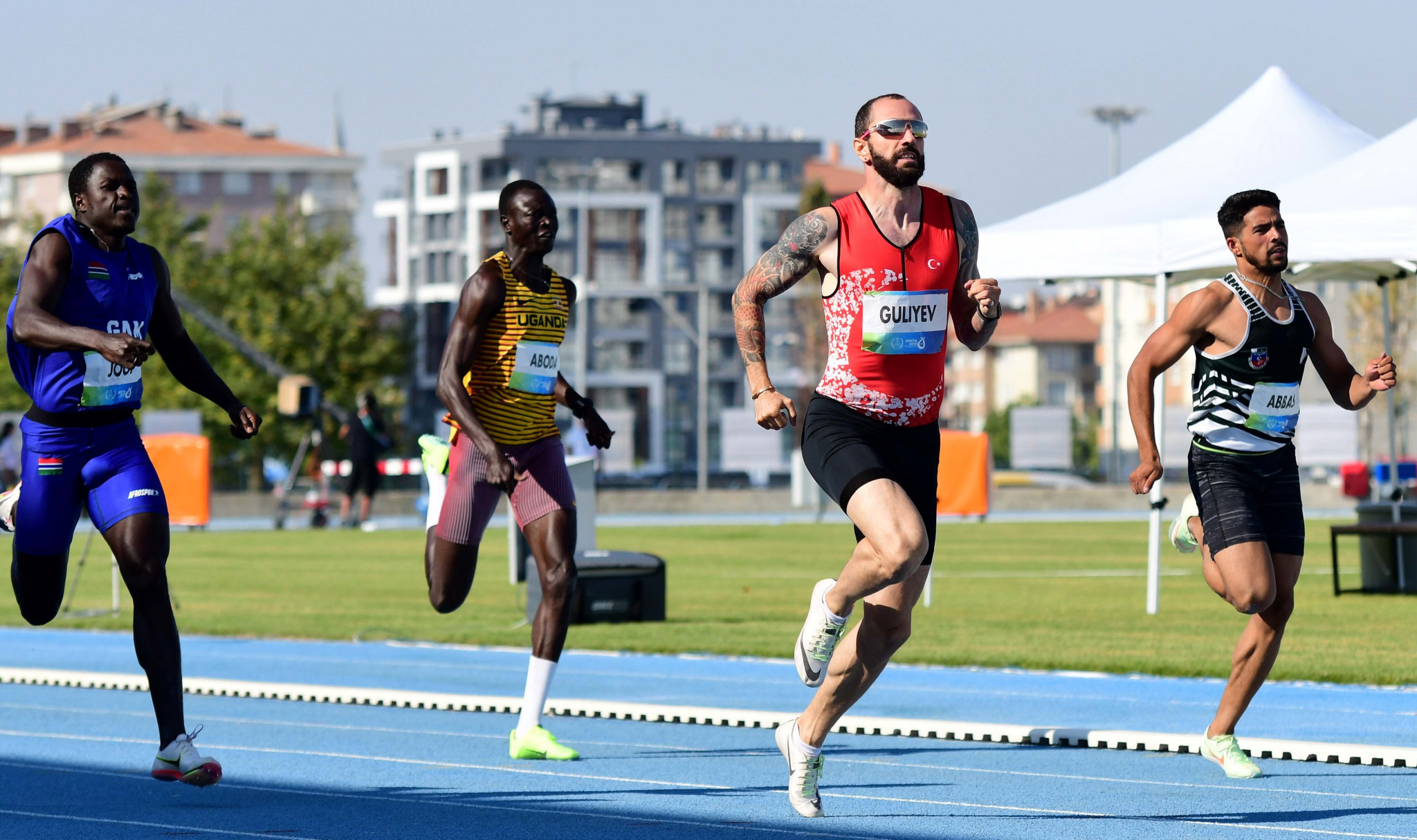 Turkish sprinter Ramil Guliyev, a 2017 world 200m champion, is among the star names competing in Konya ©Konya 2021