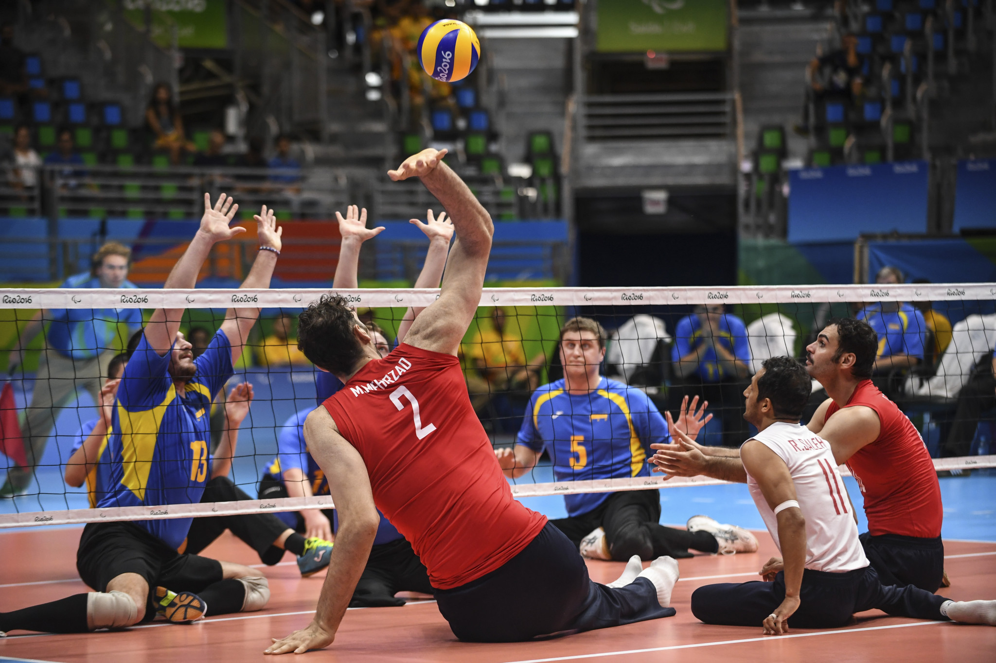 Sitting volleyball was one of the key topics of discussion while Couzner was in Italy ©Getty Images