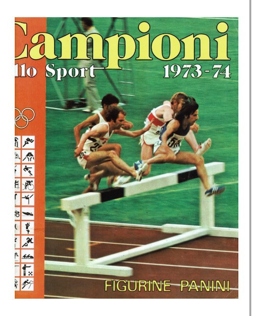 Franco Fava leads in his men's 3,000m steeplechase heat at the 1972 Olympics in Munich, where he is now reporting on the European Athletics Championships ©Campioni