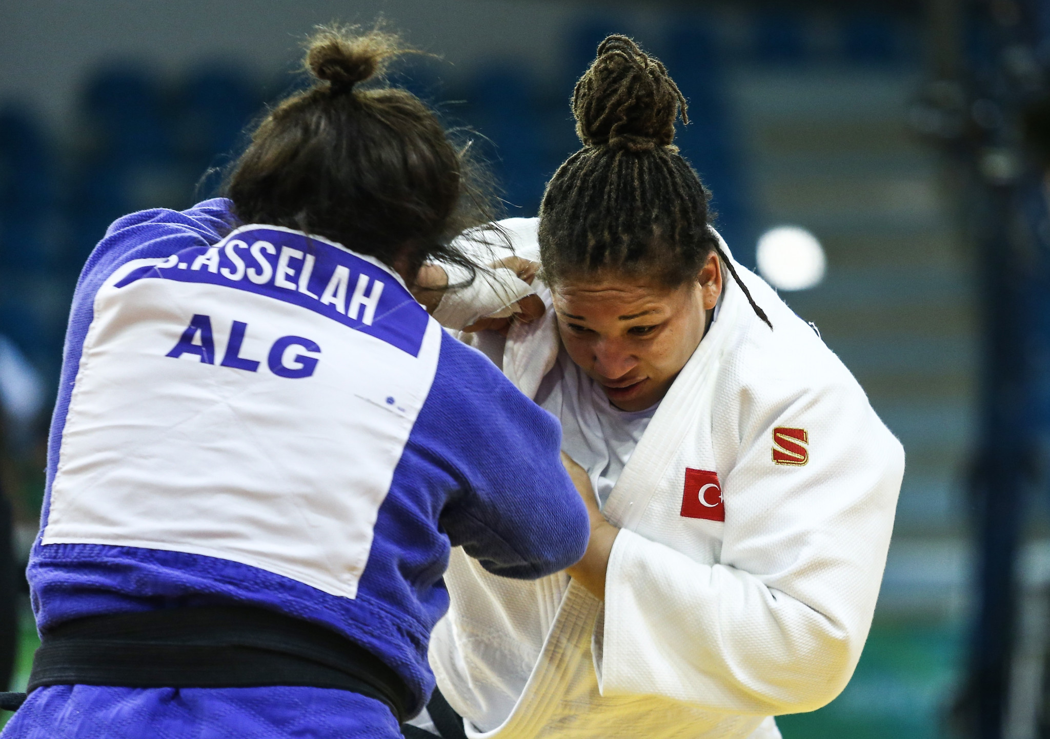 Turkey's Kayra Sayit retained the women’s over-78 kilogram title with victory over Algeria’s Sonia Asselah ©Konya 2021