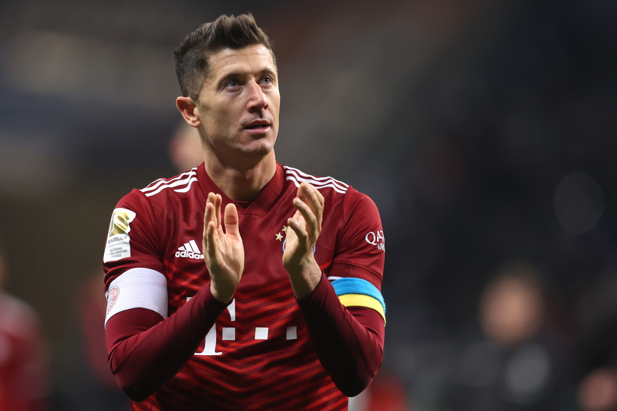 Shevchenko praised the support of Robert Lewandowski who wore an armband in Ukrainian colours whilst playing for Bayern Munich  ©Getty Images