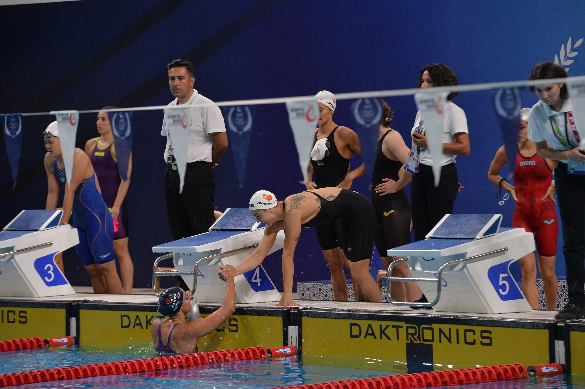 Turkey won the women's 4x100m medley relay to cap off a sensational swimming competition for the hosts ©Konya 2021