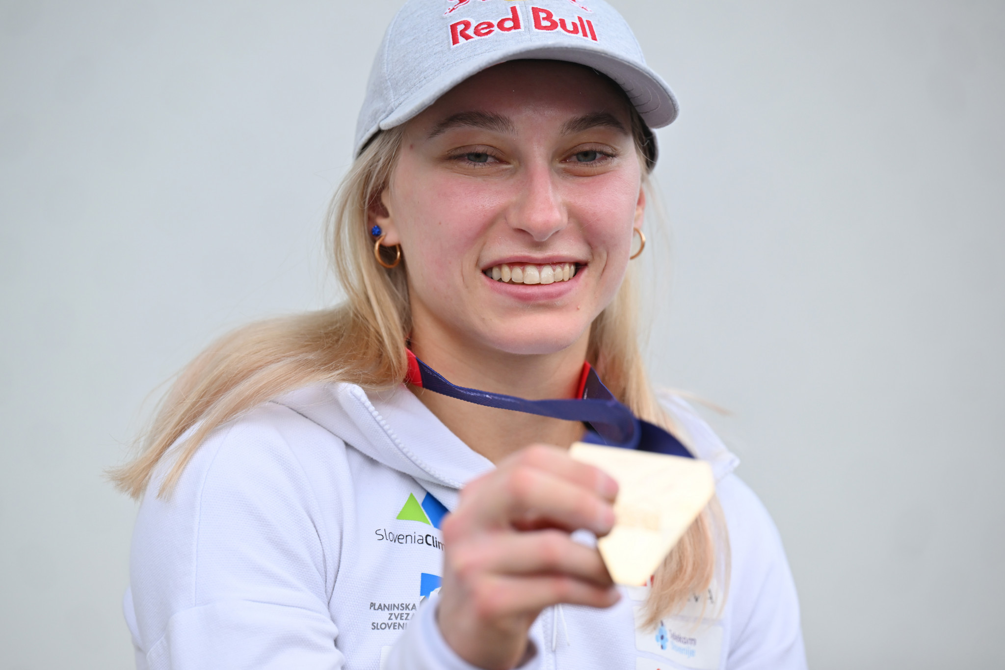 Slovenia's Janja Garnbret won her third gold medal of the Munich 2022 European Championships ©Getty Images