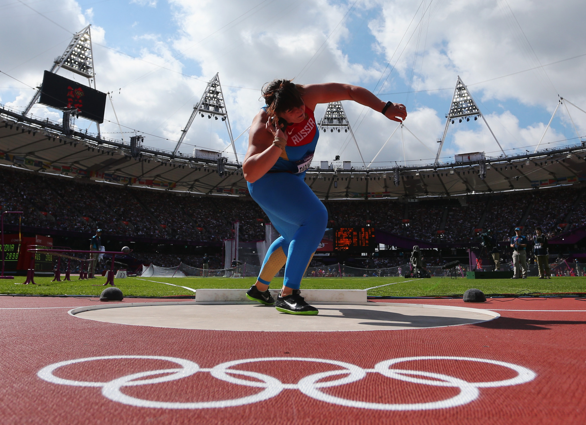 Russian shot putter Tarasova hit with two-year ban for use of prohibited substance