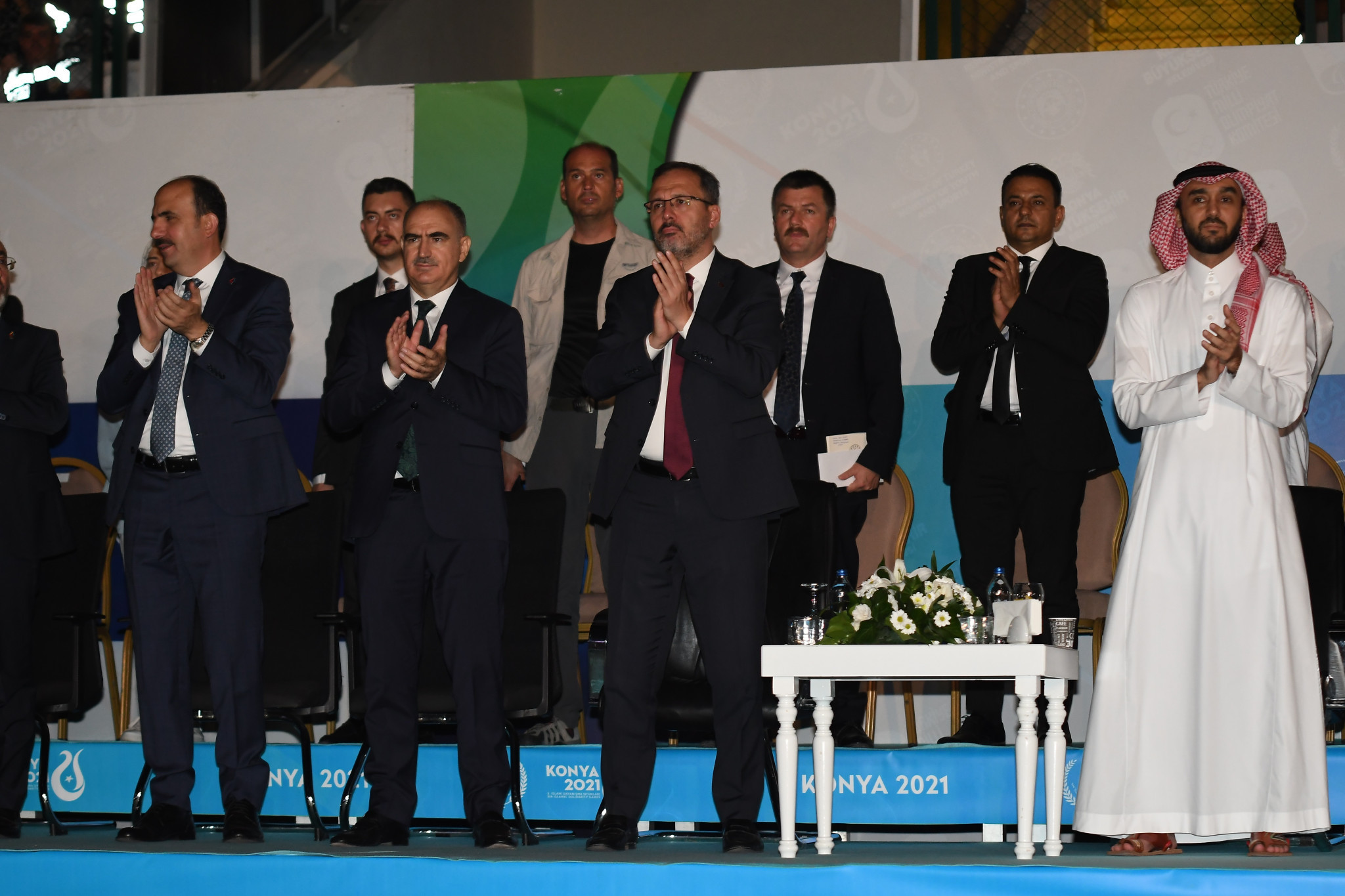 A number of dignitaries attended the Closing Ceremony of the Konya 2021 Islamic Solidarity Games ©Konya 2021