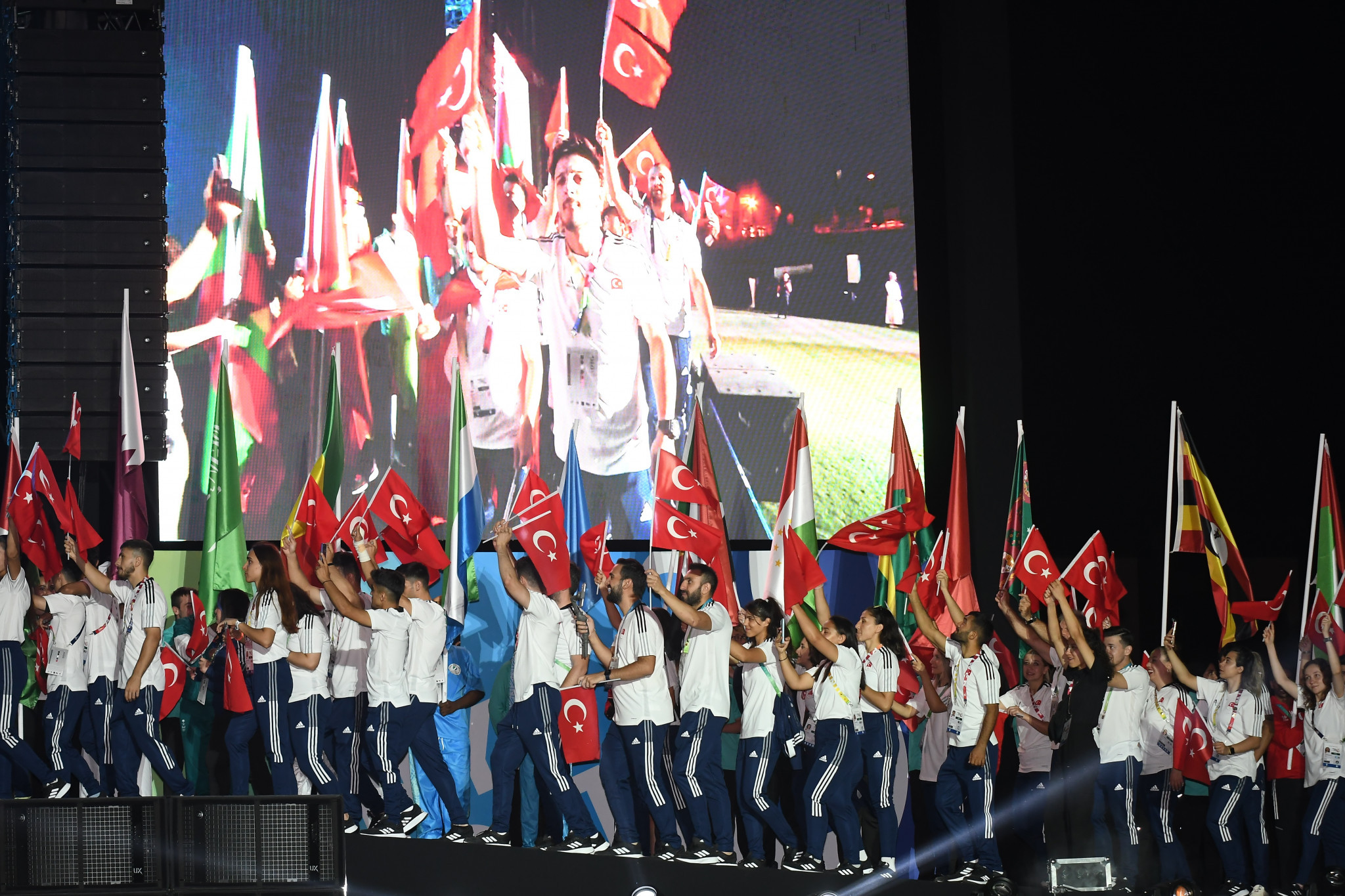 Turkey's athletes were celebrated after winning more than 300 medals ©Konya 2021