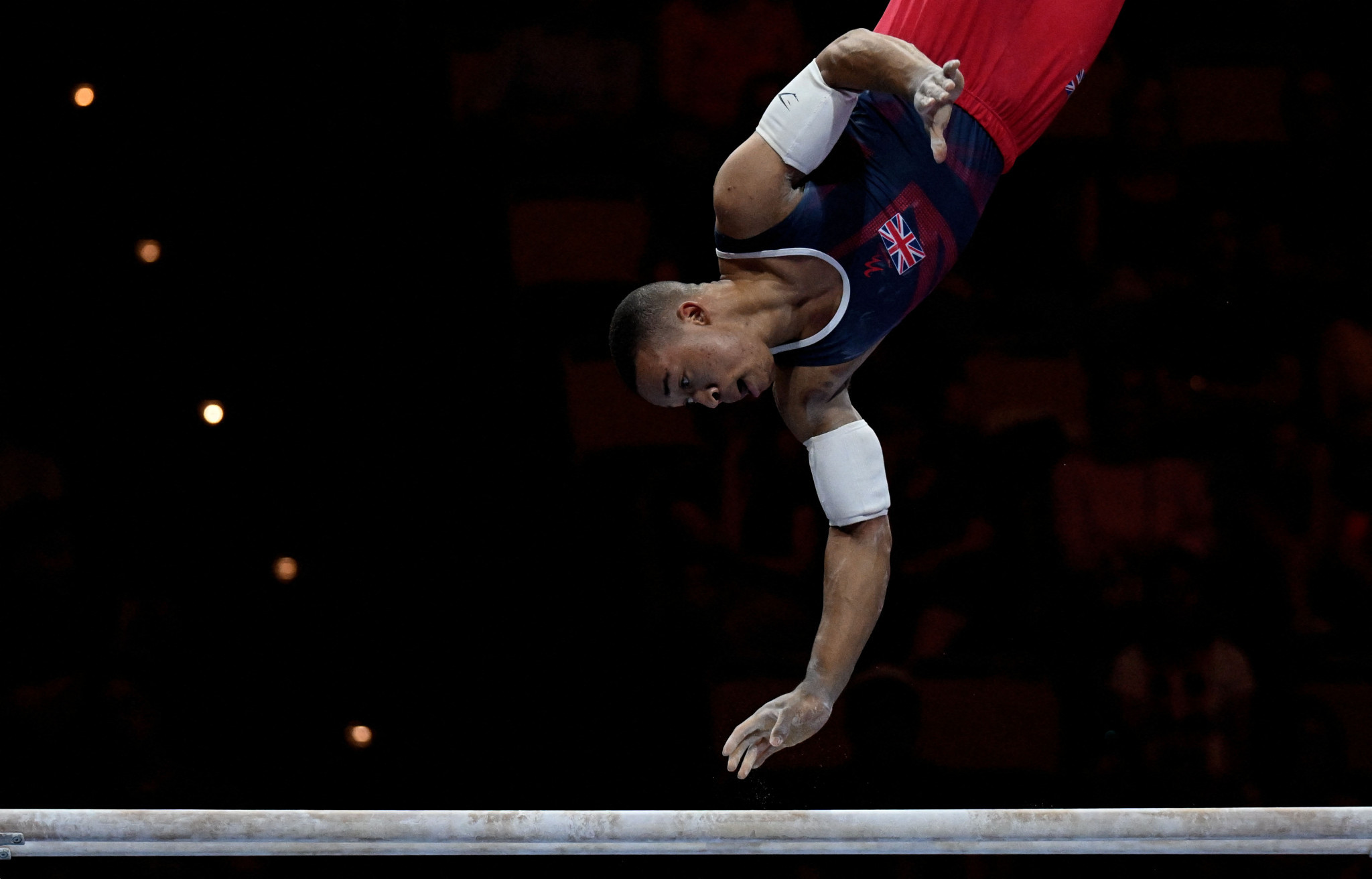 Britain's Joe Fraser won the men's all-around artistic gymnastics final ©Getty Images