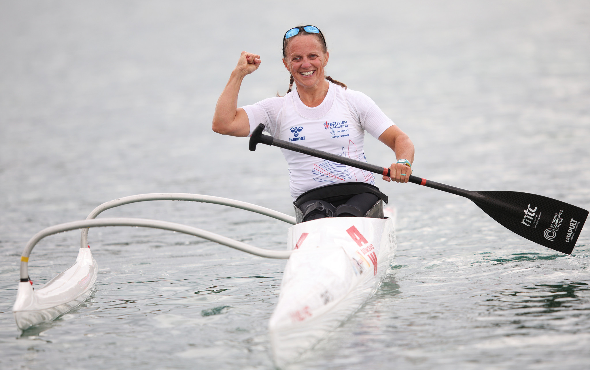 Emma Wiggs provided one of three Para canoe victories for Britain in the women's VL2 200m ©Getty Images