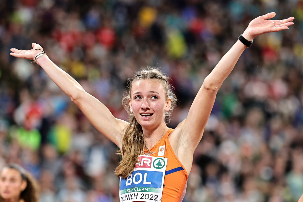 Femke Bol of The Netherlands completed a unique 400m/400m hurdles double at the European Athletics Championships ©Getty Images