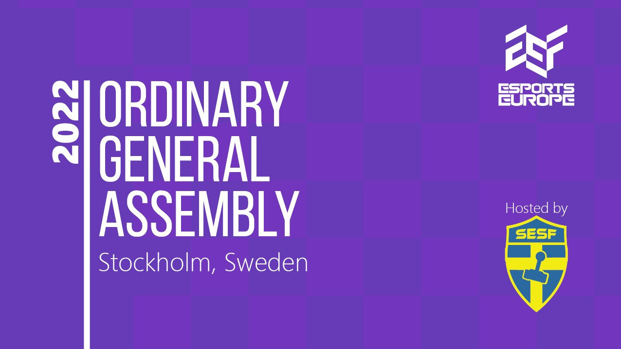 The Swedish Esports Federation is responsible for putting on the General Assembly ©EEF