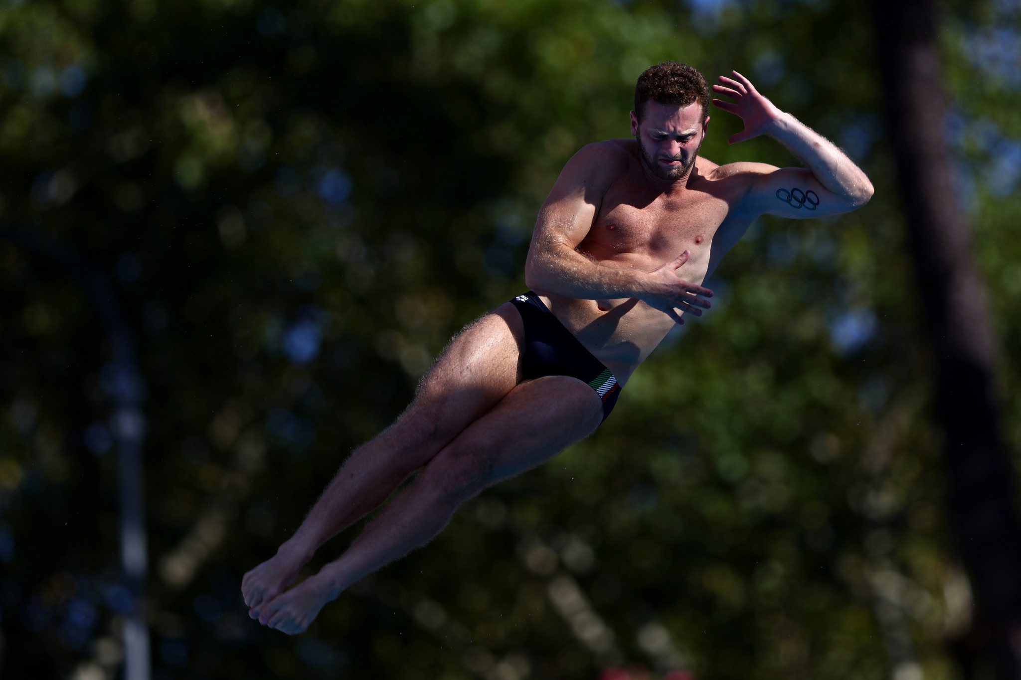 Lorenzo Marsaglia won the men's three metres springboard diving title on the penultimate day of the European Aquatics Championships ©Getty Images