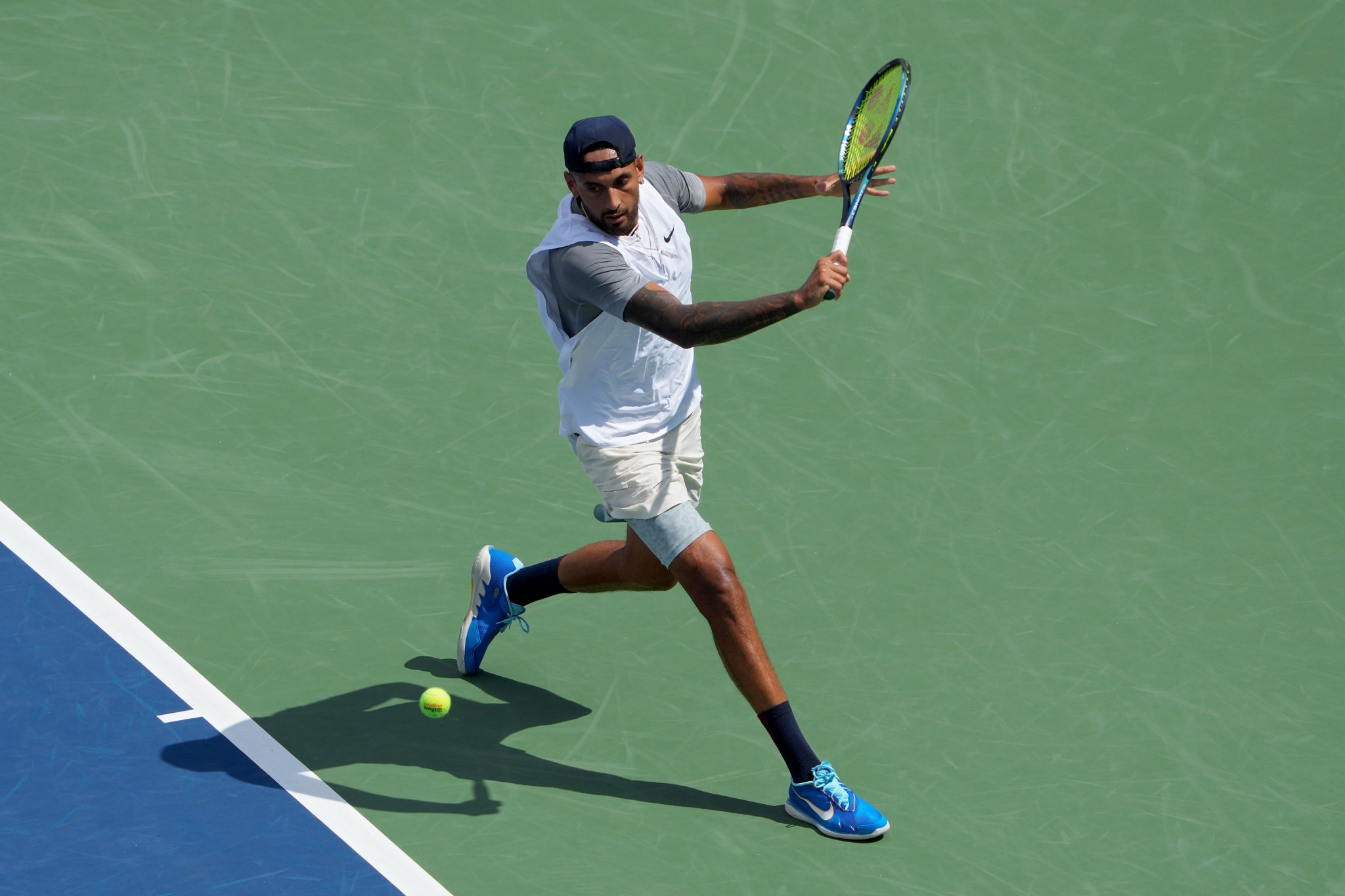 Nick Kyrgios is in the United States preparing for the final Grand Slam of the year, the US Open ©Getty Images