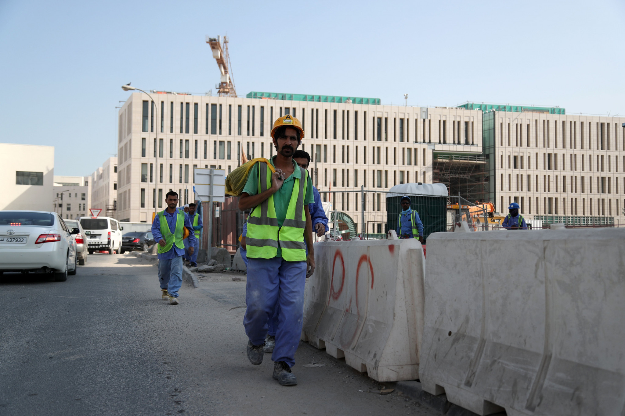 Qatar's migrant workers rights have been a talking point in the build-up to the FIFA World Cup ©Getty Images