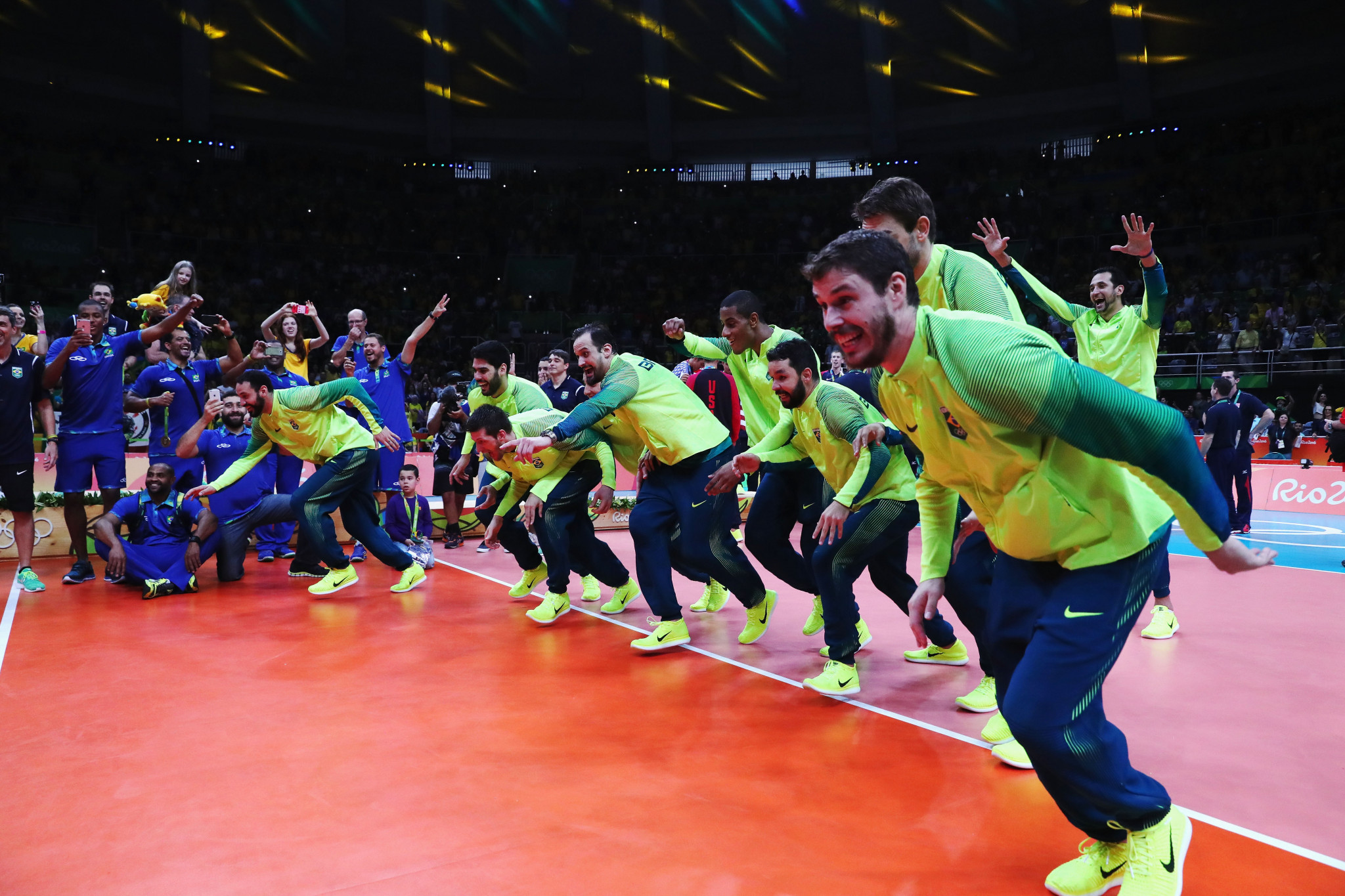 Brazil won Olympic gold in men's volleyball at Rio 2016 ©Getty Images