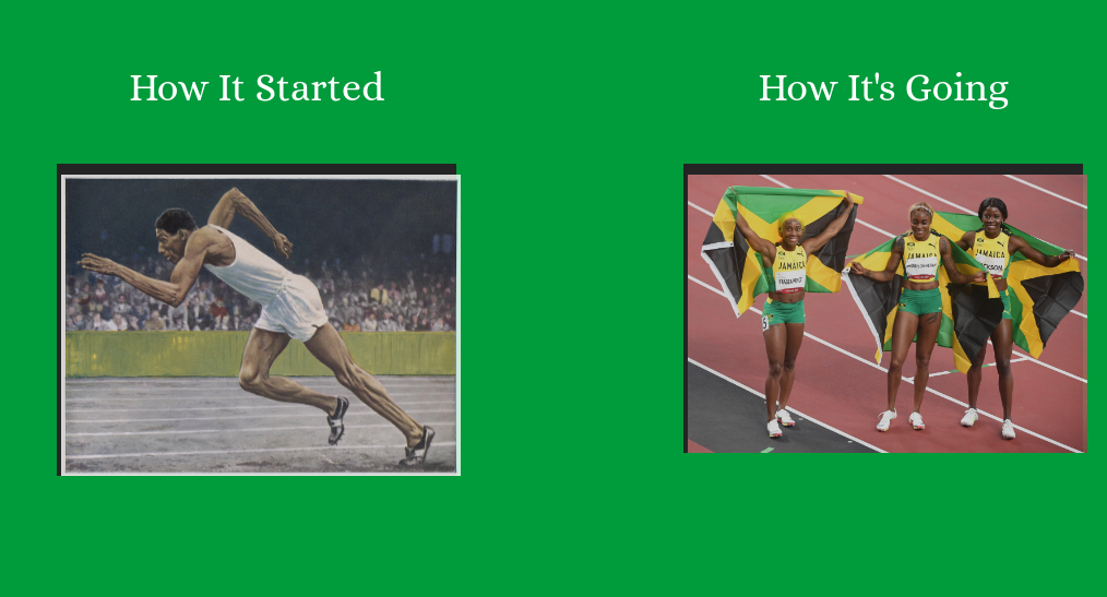 A JOA website page highlights how most of Jamaica's Olympic medals have come in athletics  ©JOA