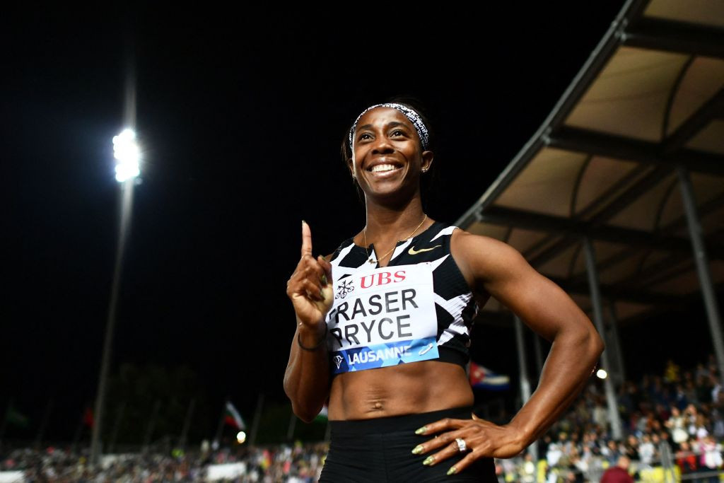 Jamaica's Shelly-Ann Fraser-Pryce runs the 100m tomorrow at the Lausanne Diamond League meeting, where last year she set her best of 10.60sec ©Getty Images