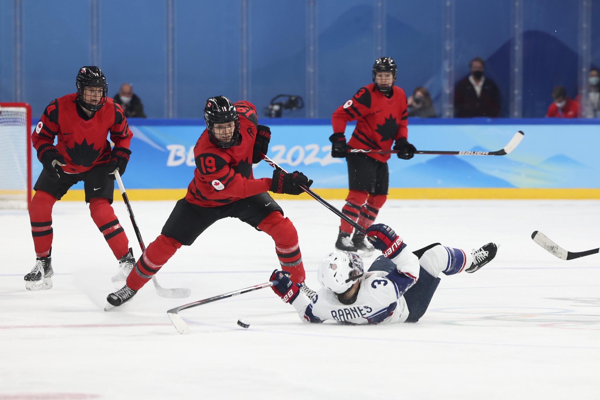 Canada's ice hockey team started well at the Women's Championship ©Getty Images