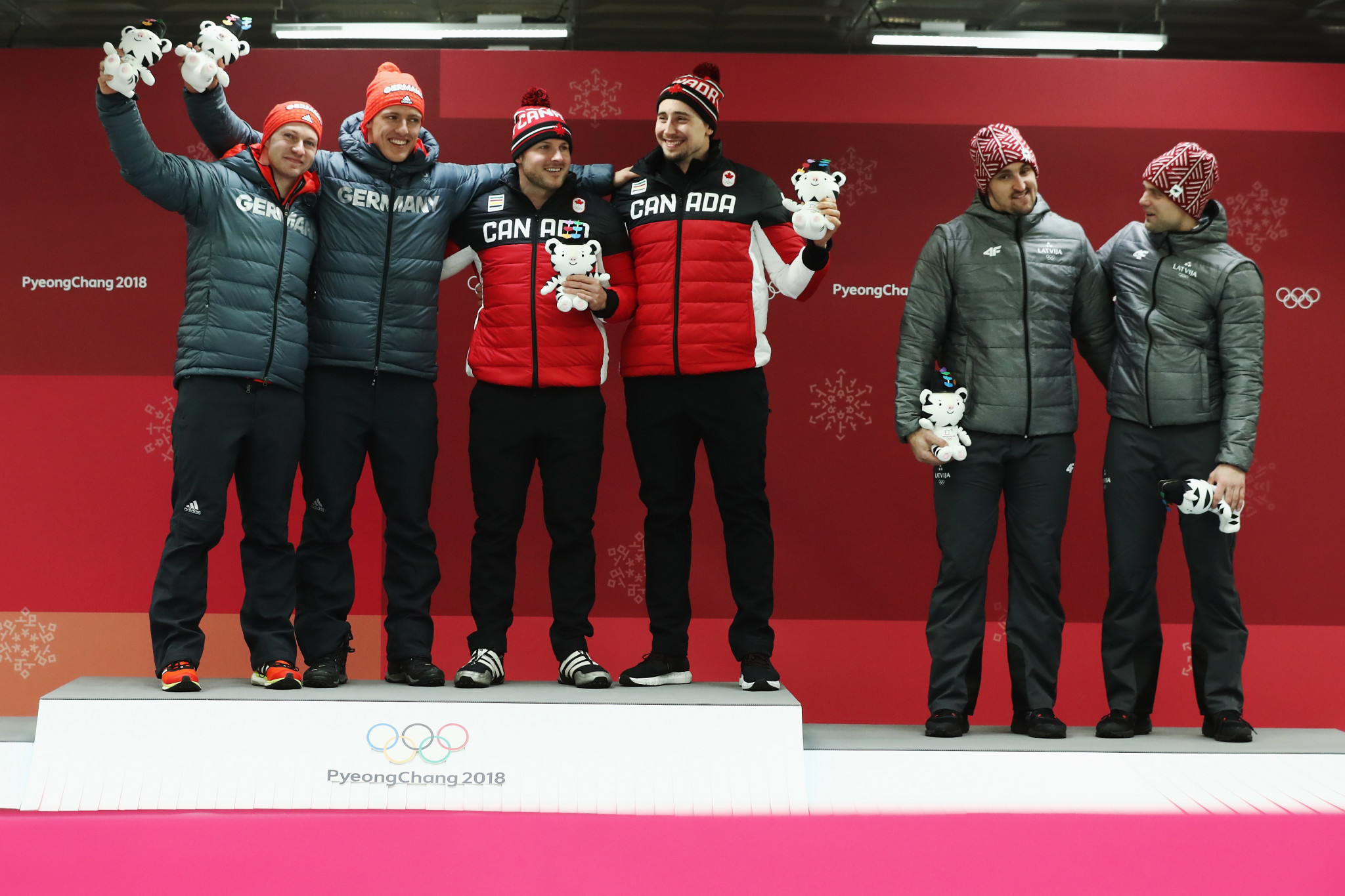 Canada and Germany shared the two-man bobsleigh gold medal at Pyeongchang 2018 Winter Olympics ©Getty Images