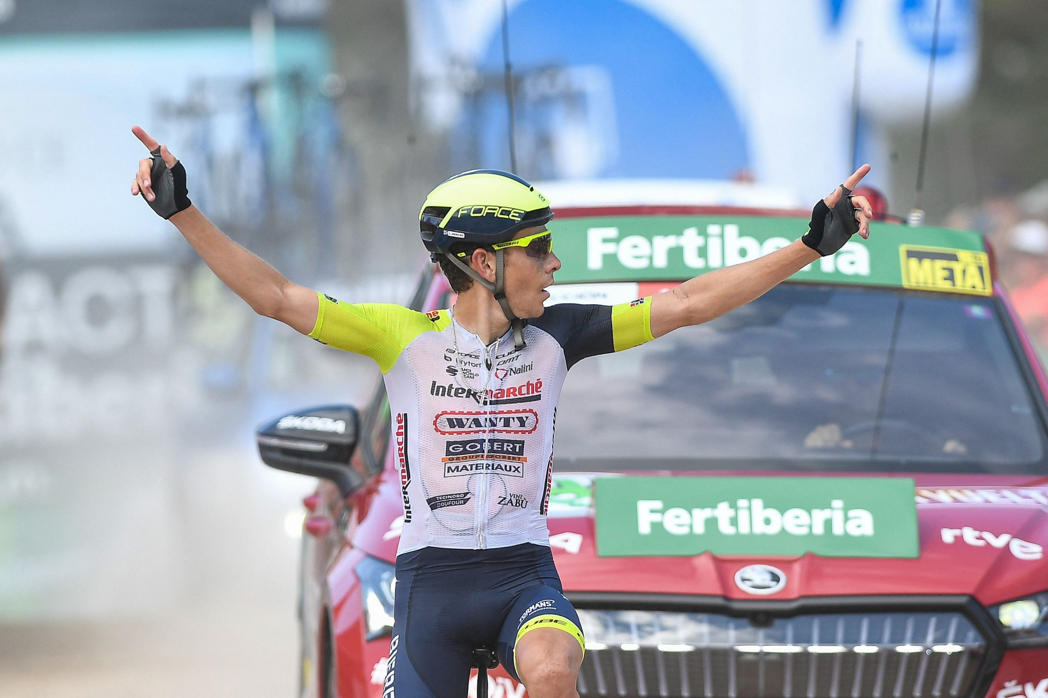 Louis Meintjes became the second South African to win a stage at the Vuelta a España ©Getty Images