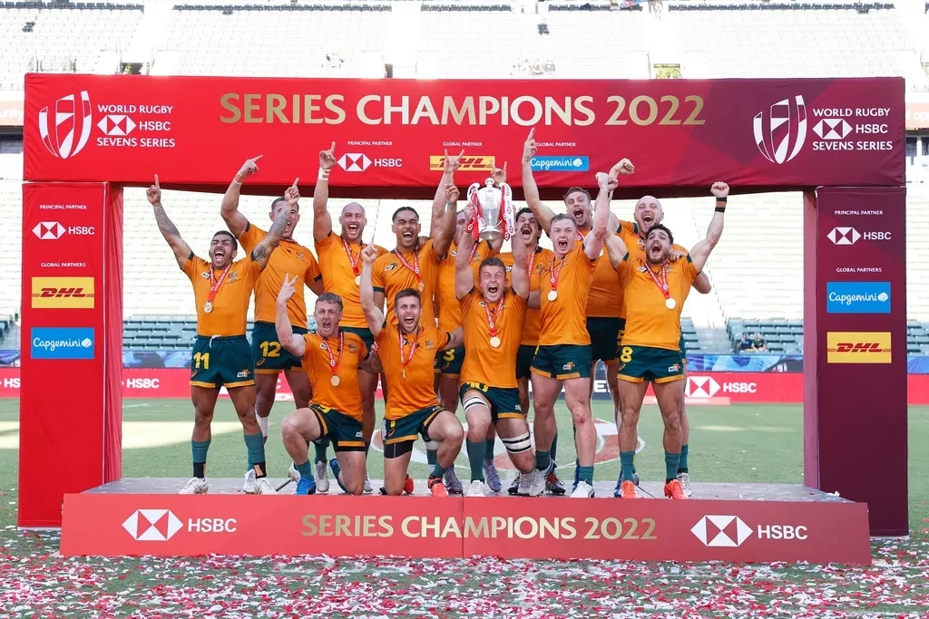 Australia won their first ever men's World Rugby Sevens Series overall title in Los Angeles ©World Rugby