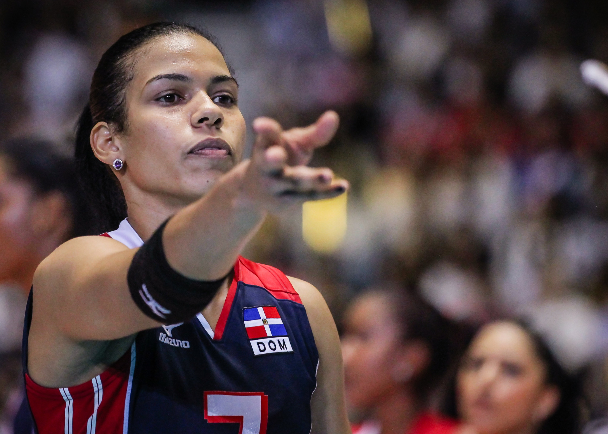 Niverka Marte was awarded with the Most Valuable Player award for her performances at the Volleyball Cup ©Getty Images