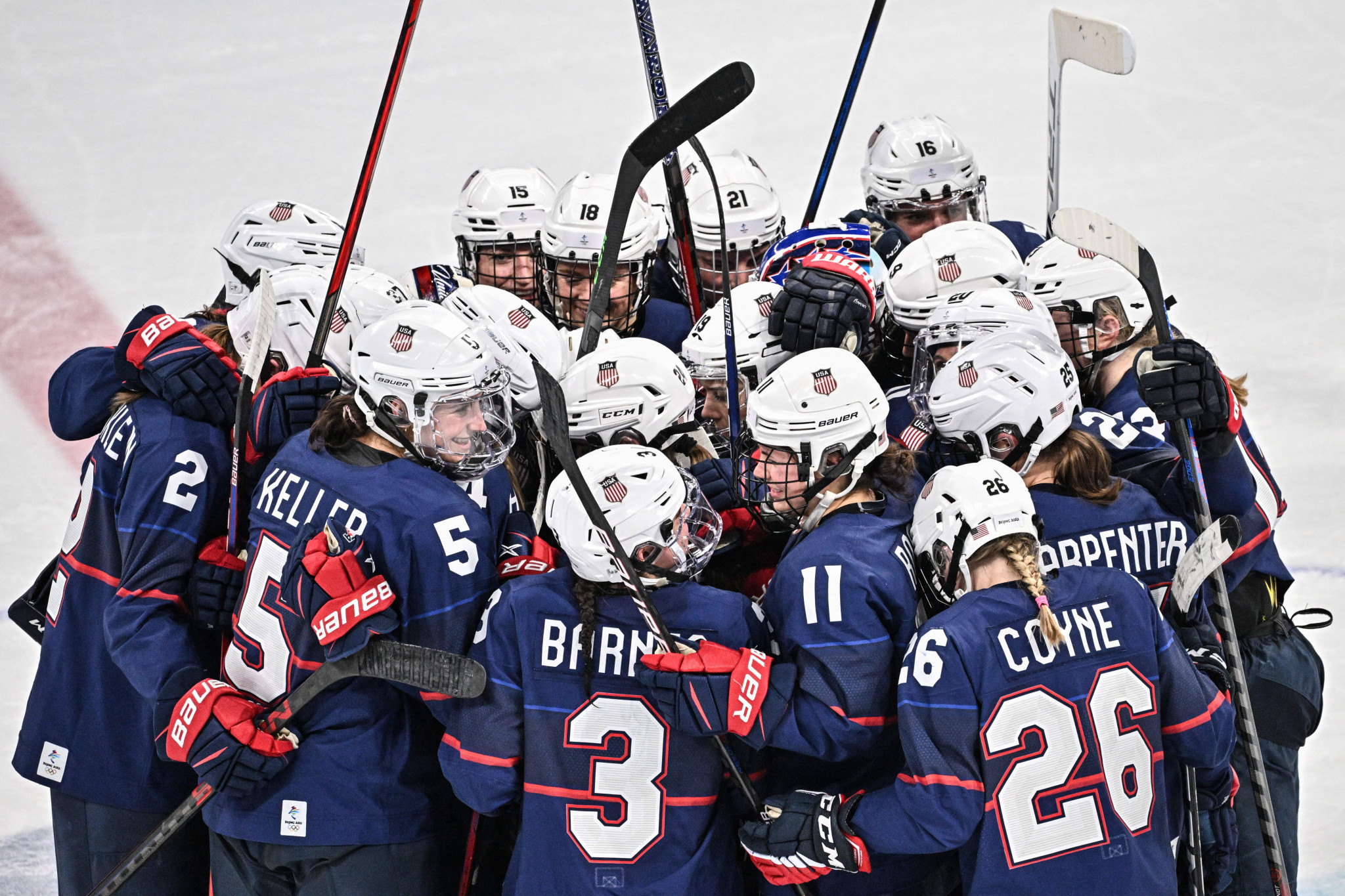 United States thrashed Switzerland 9-0 in Herning today ©Getty Images