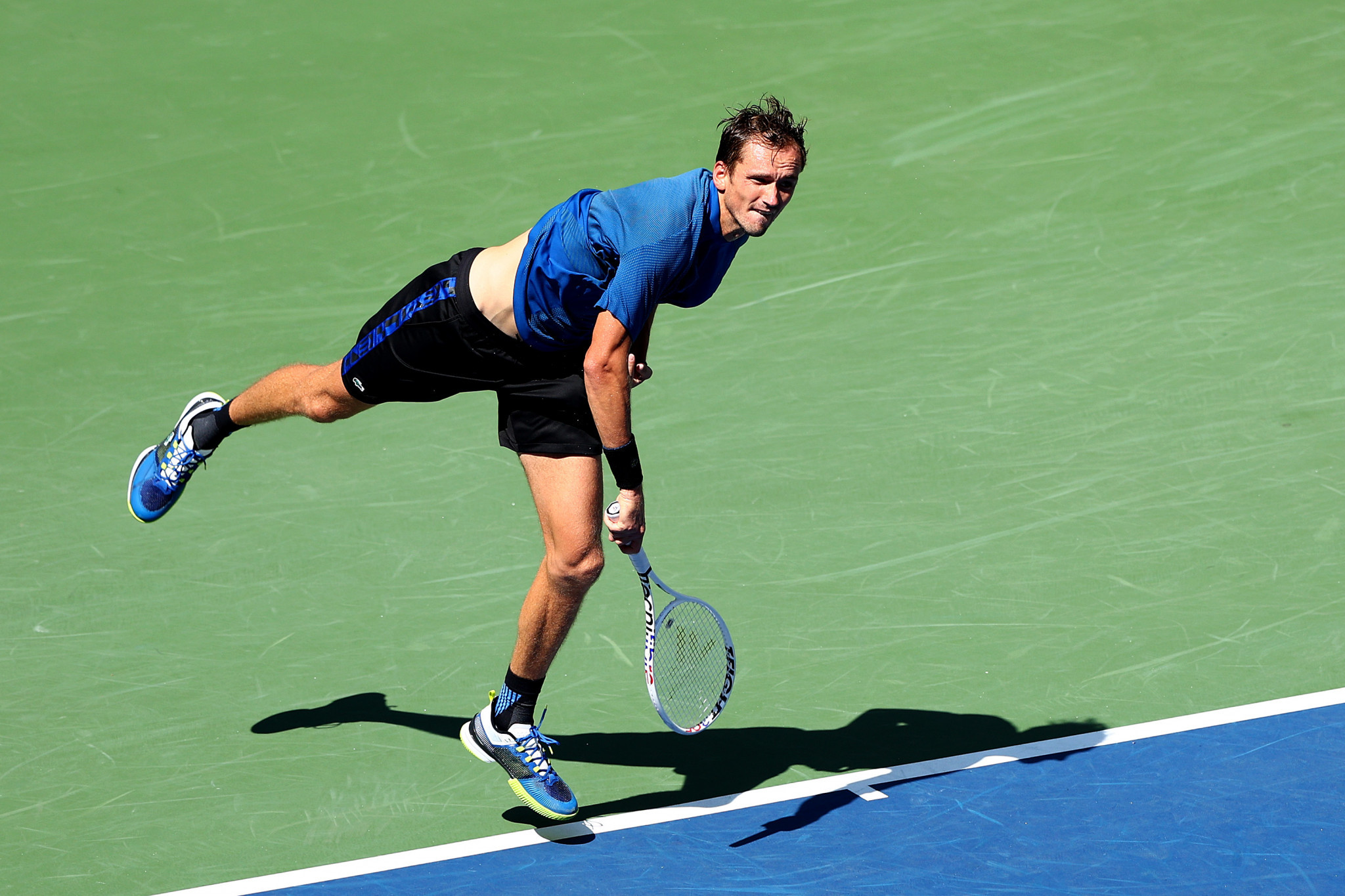 Defending champion Daniil Medvedev started with a bang as he ousted American Stefan Kozlov in the first round ©Getty Images