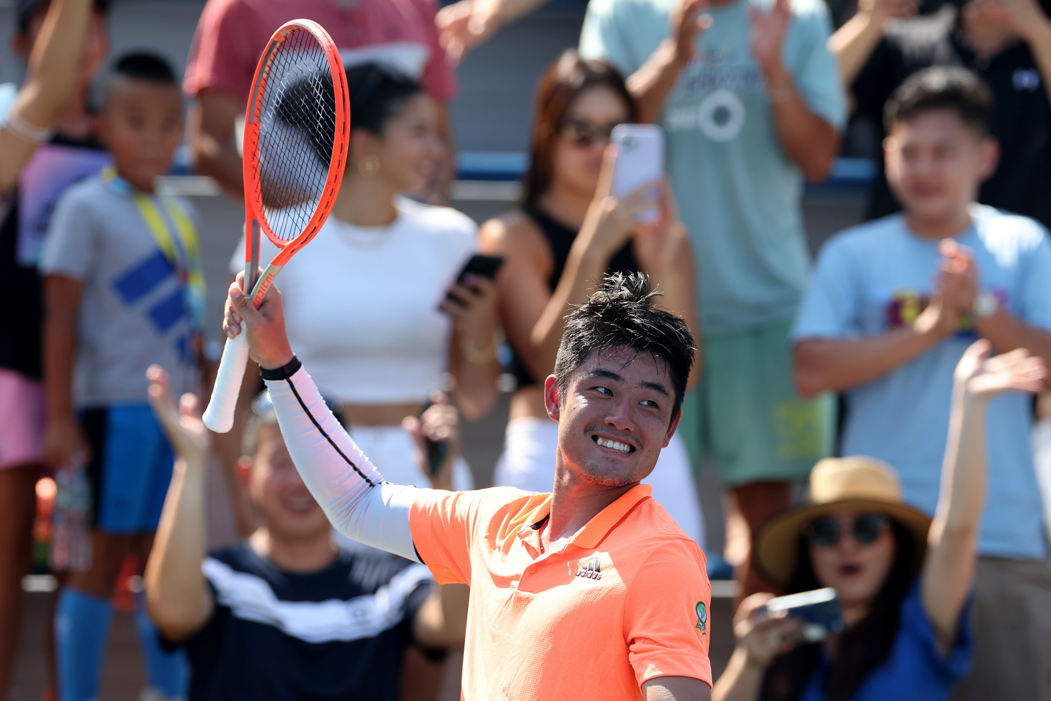 Wu Yibing created history as he became the first Chinese man to win a a Grand Slam singles match in 63 years ©Getty Images