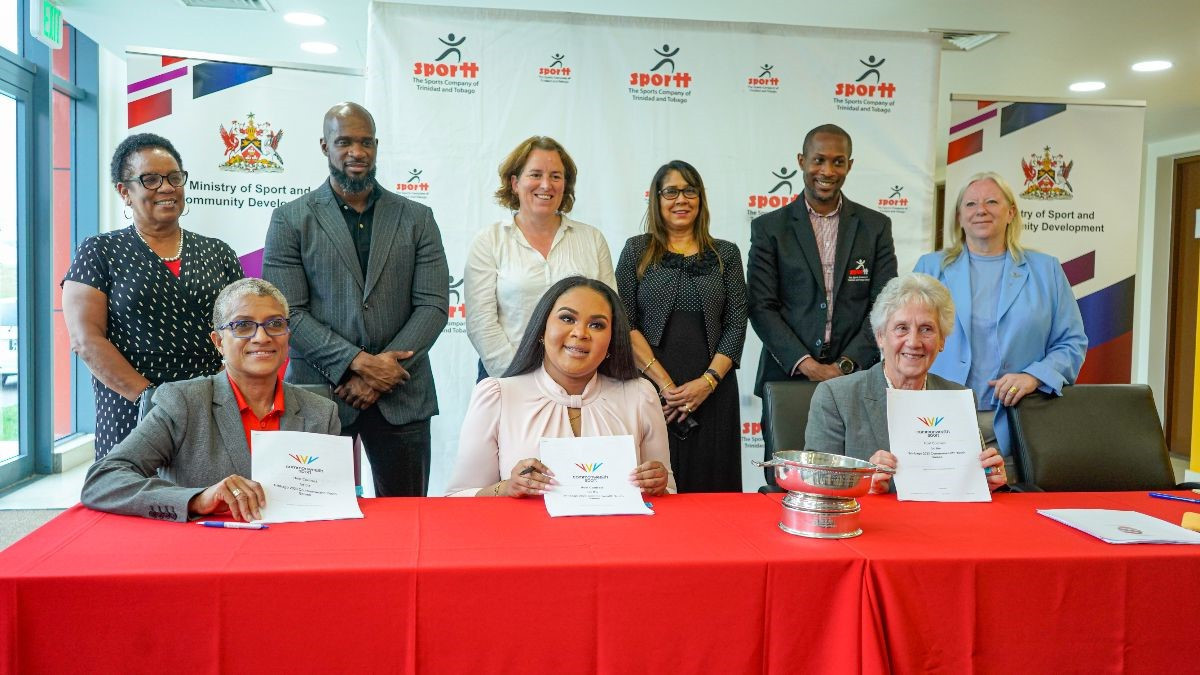 Trinidad and Tobago signed a contract to host the Commonwealth Youth Games last month ©CGF