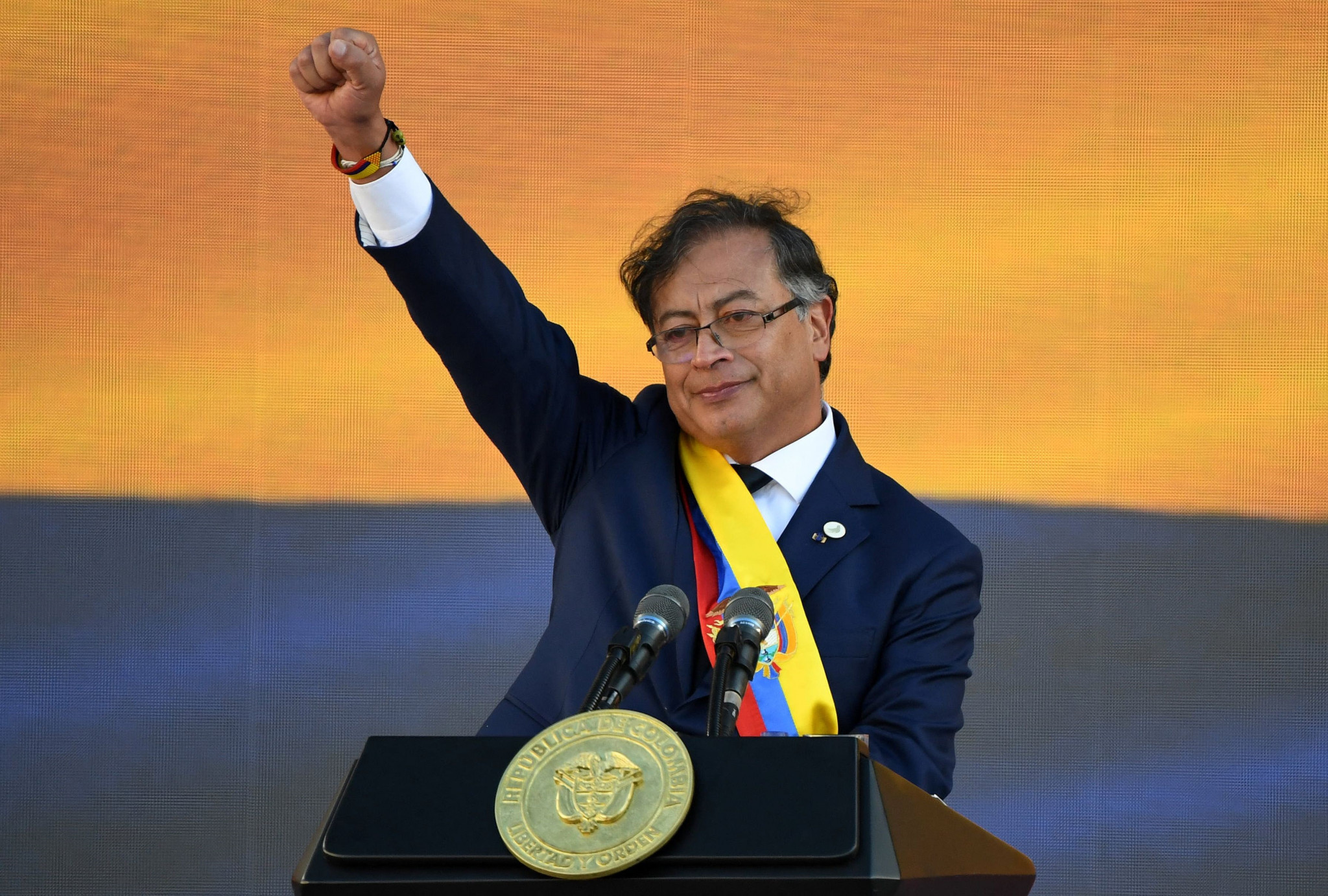 Gustavo Petro has recently been inaugurated as President of Colombia following his election on a four-year term ©Getty Images