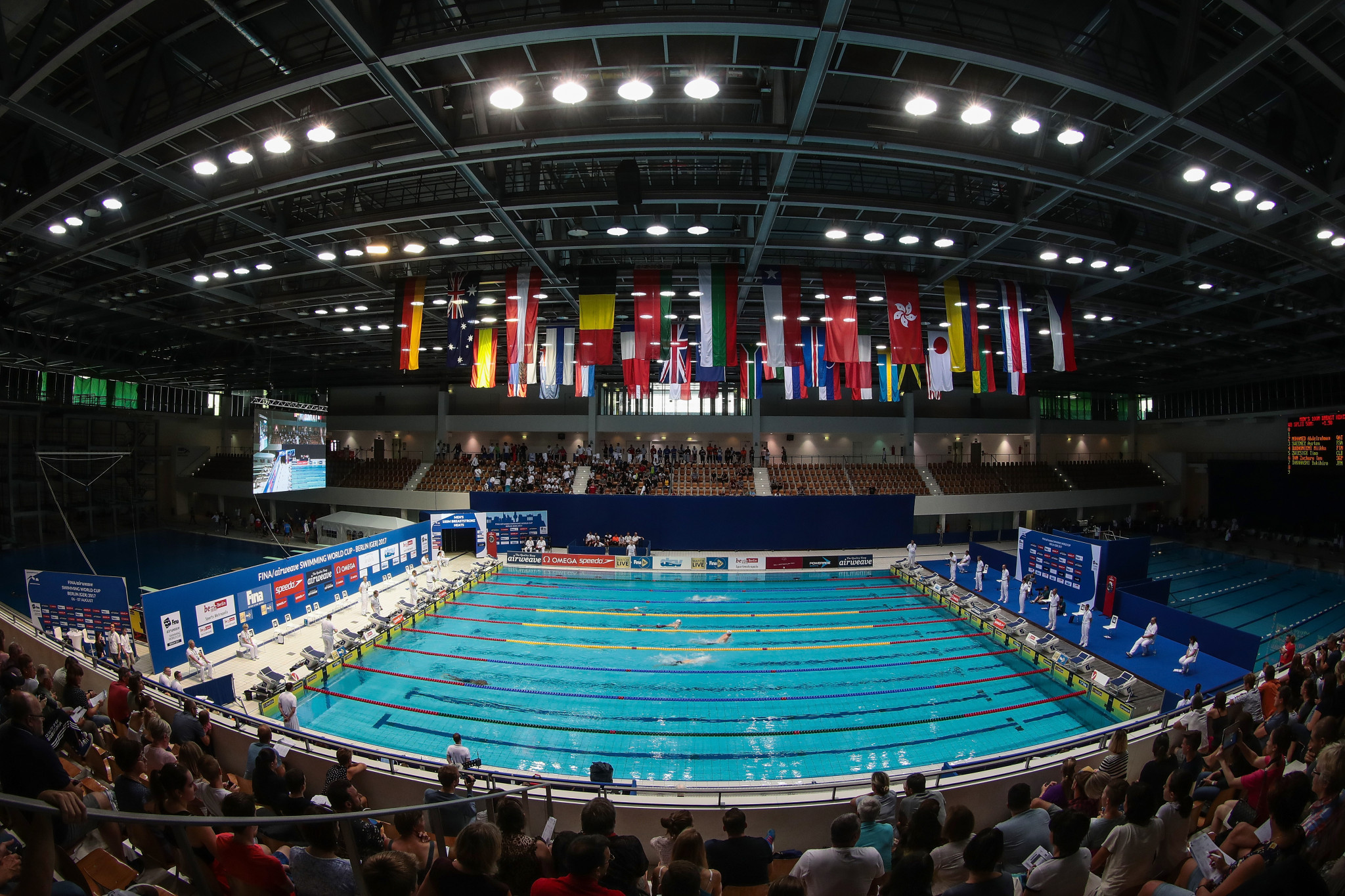 Berlin is due to stage a FINA Swimming World Cup and Diving World Cup in October ©Getty Images