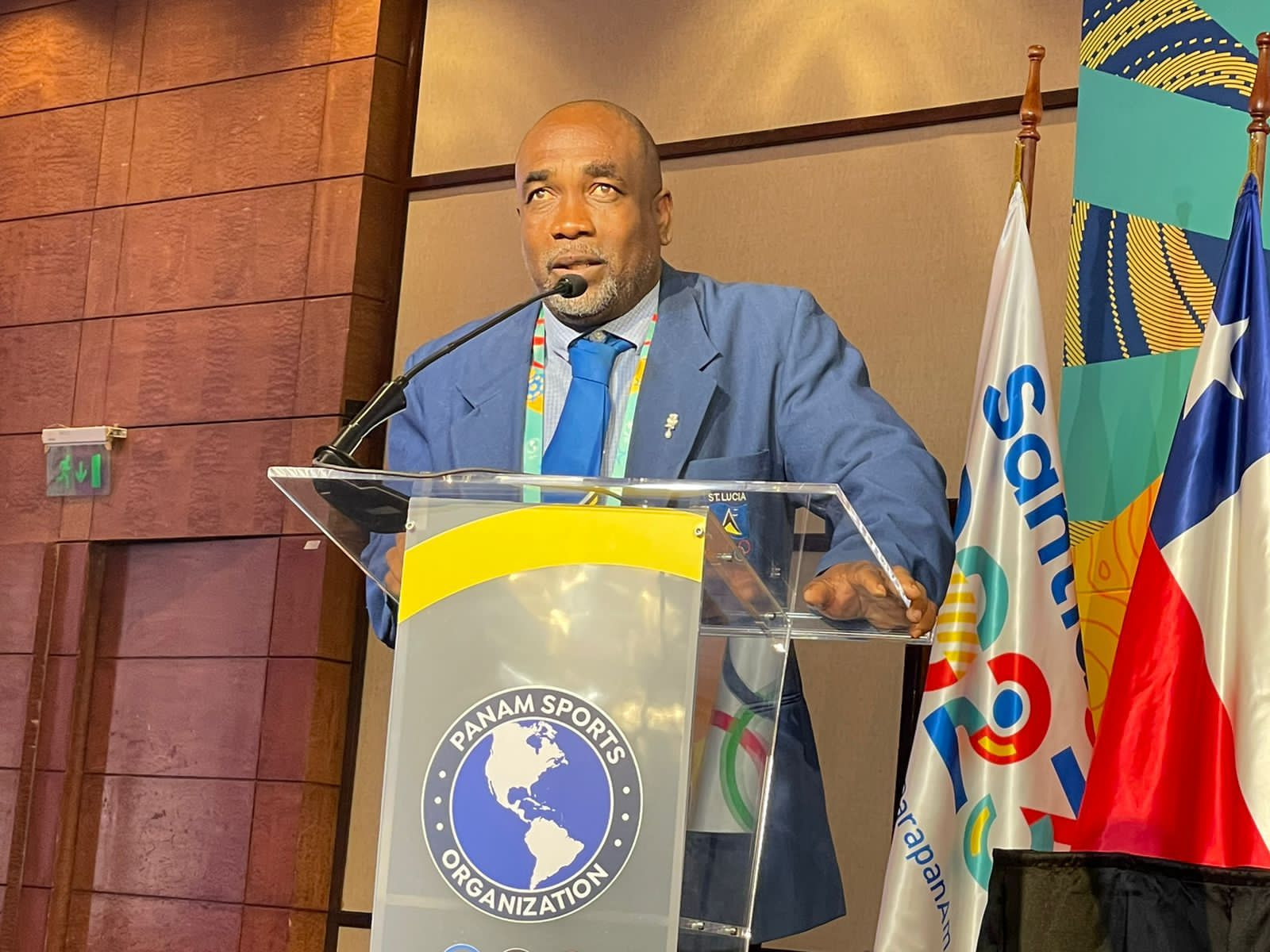 St Lucia Olympic Committee President Alfred Emmanuel criticised ANOC at the Panam Sports General Assembly ©Panam Sports
