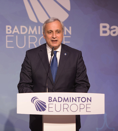 Joao Matos has been appointed as BEC acting President ©Badminton Europe