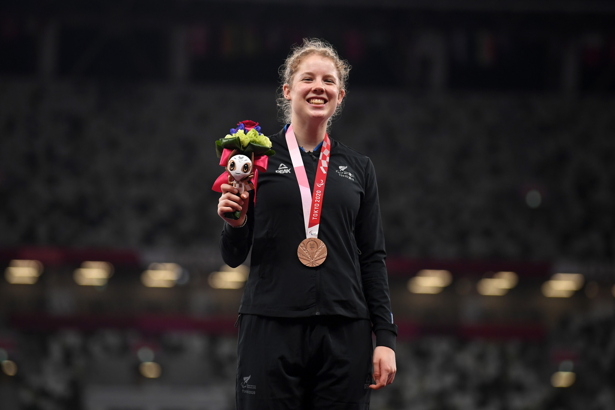 Danielle Aitchison won two medals in Para athletics for New Zealand on her Paralympic debut at Tokyo 2020 ©Getty Images